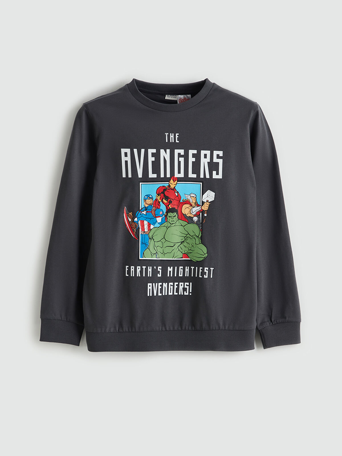 LCW Kids Crew Neck Avengers Printed Boys' T-Shirt - S52796Z4-R34
