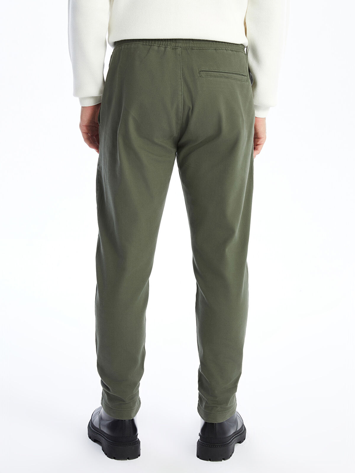 XSIDE Slim Fit Dobby Fabric Men's Trousers -S52851Z8-SAY - LC Waikiki