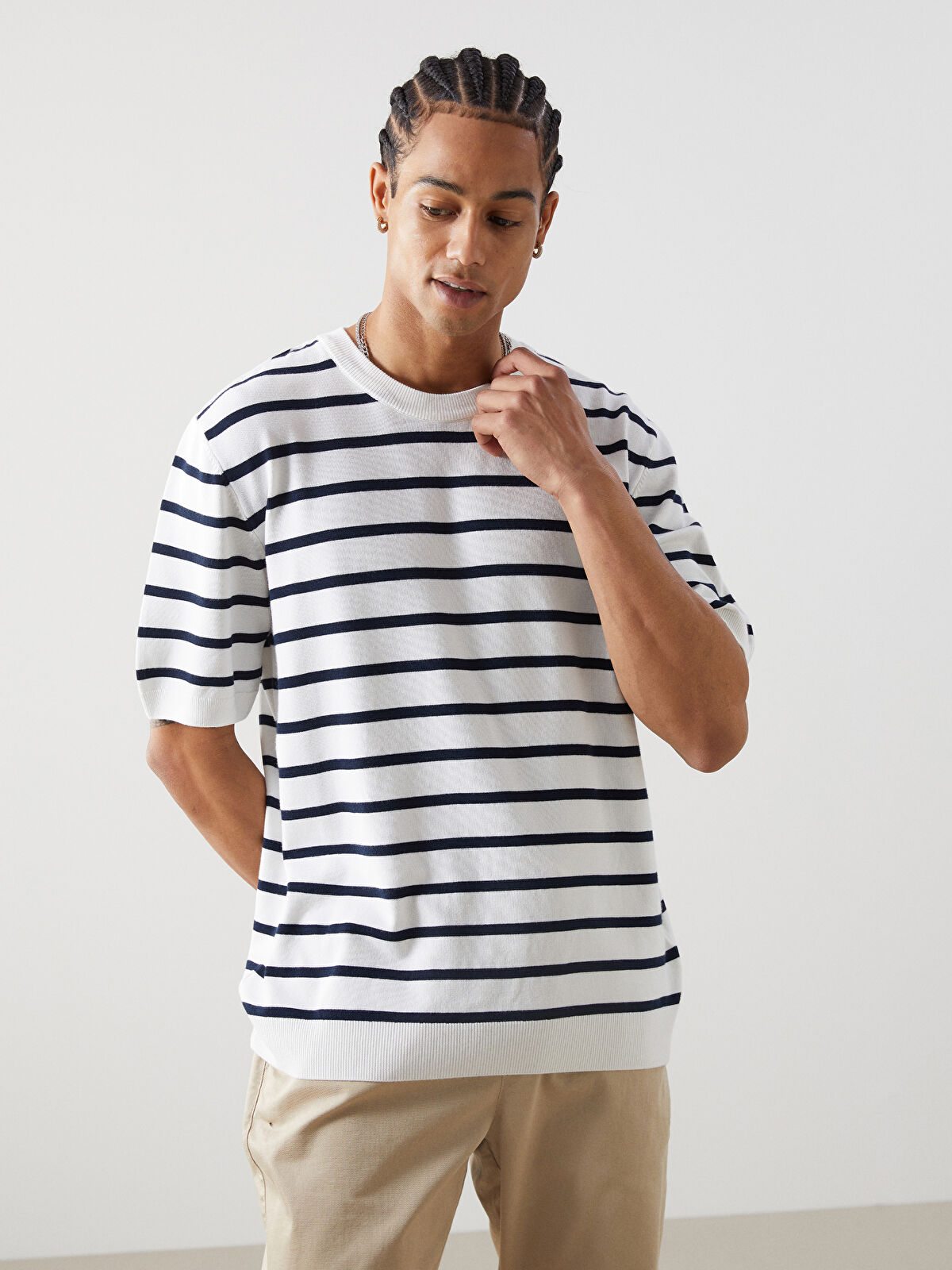 MHL. 2023ss WIDE STRIPEDRY JERSEY【サイズ2】 l_20251-s52898z8-eew-90-74-93-