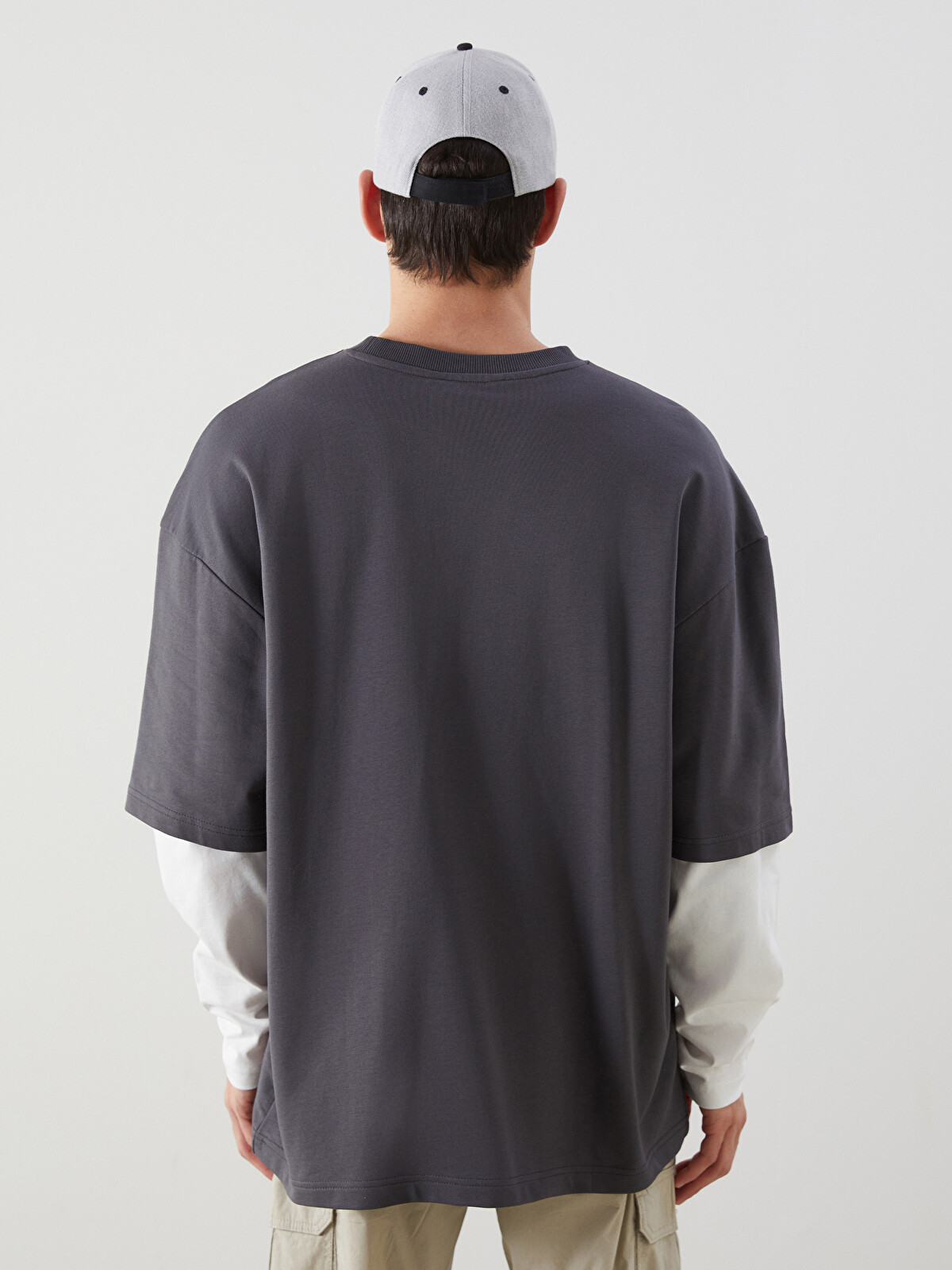 XSIDE Bisiklet Yaka Uzun Kollu Erkek Sweatshirt - S52921Z8-YSZ