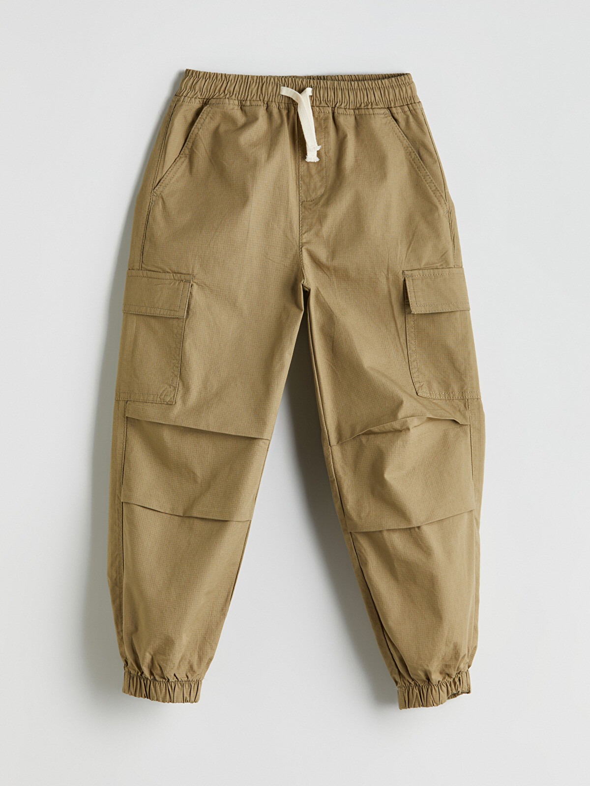 LCW Kids Elastic Waist Boys' Parachute Trousers - S52926Z4-GYP