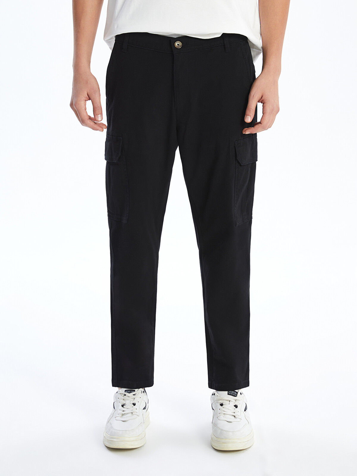XSIDE Siyah Standart Kalıp Gabardin Erkek Pantolon - S53177Z8-RQL
