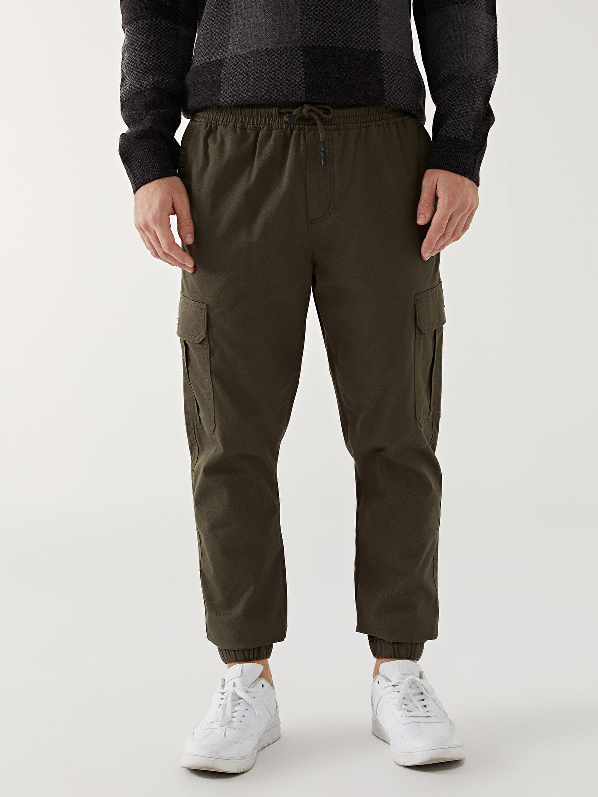 XSIDE Standard Fit Gabardine Men's Jogger Trousers - S53181Z8-SEM