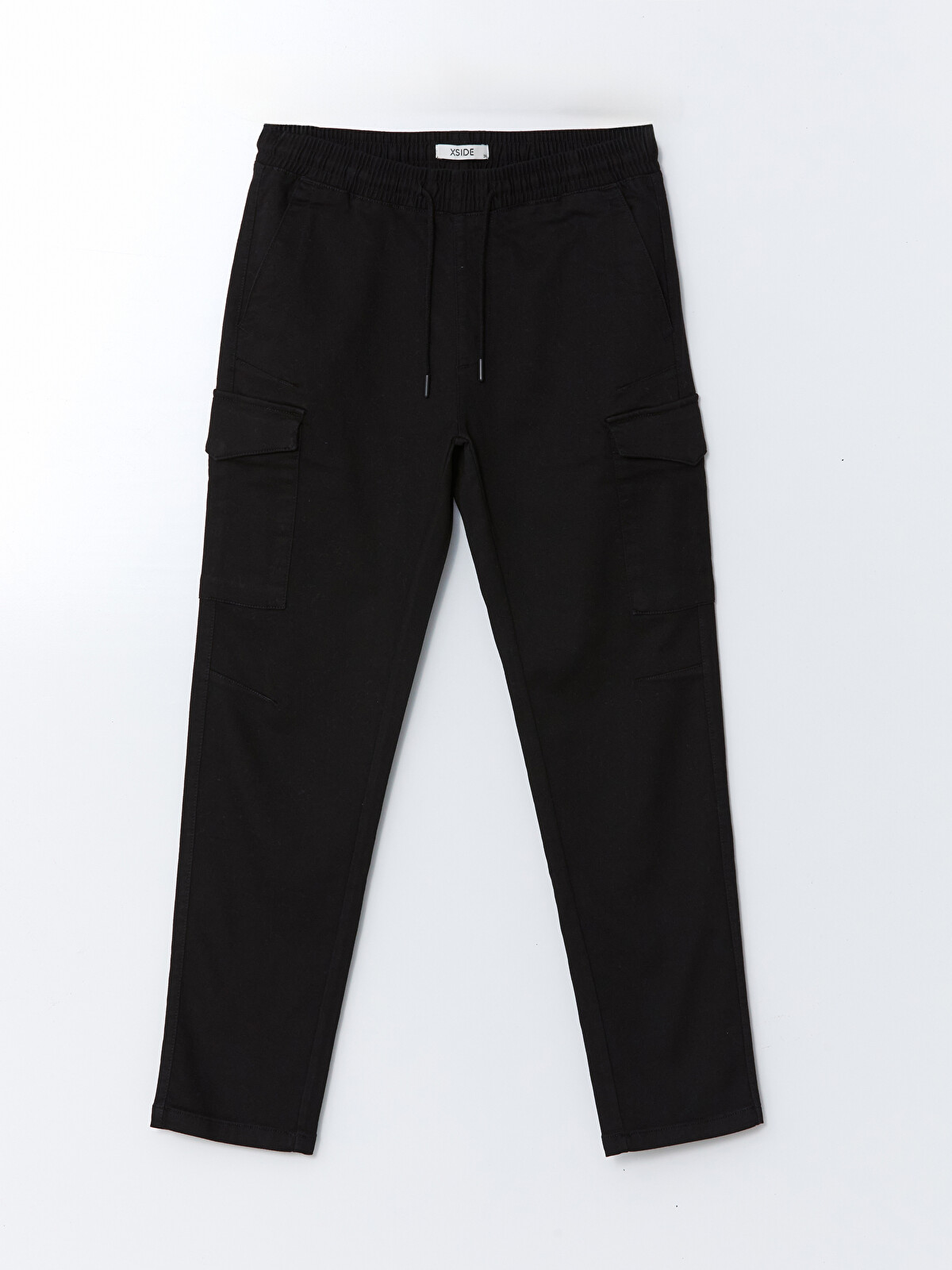 XSIDE Siyah Slim Fit Erkek Kargo Pantolon - S53187Z8-RQL | LCW