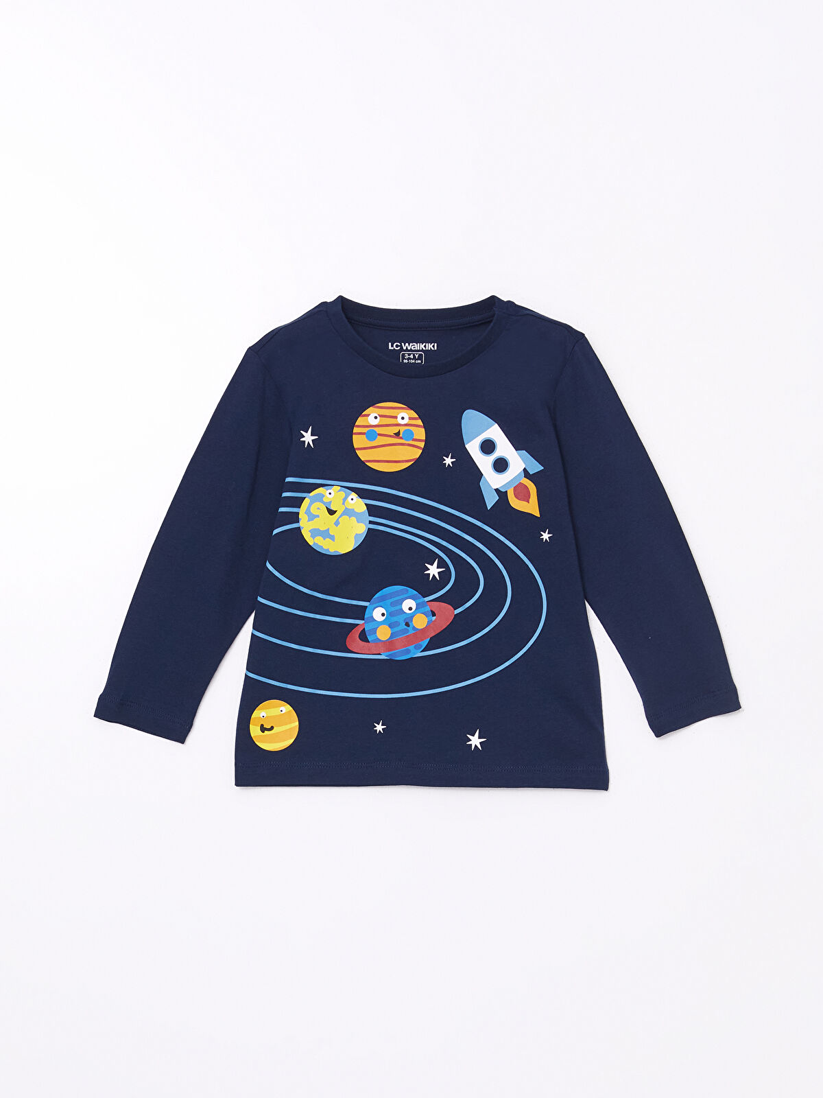 ＪＰ様 LCW Kids Lacivert Bisiklet Yaka Baskılı Erkek Çocuk Pijama Takımı