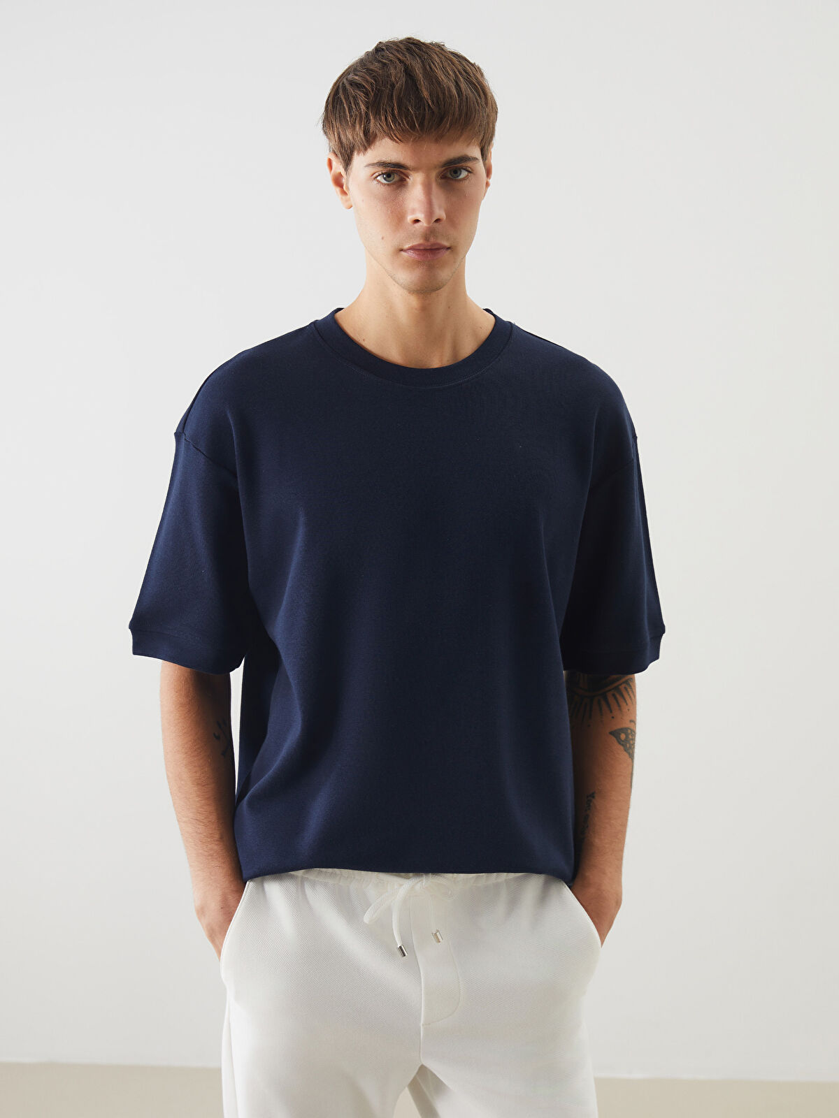 LCW Vision Crew Neck Short Sleeve Men's T-Shirt -S53484Z8