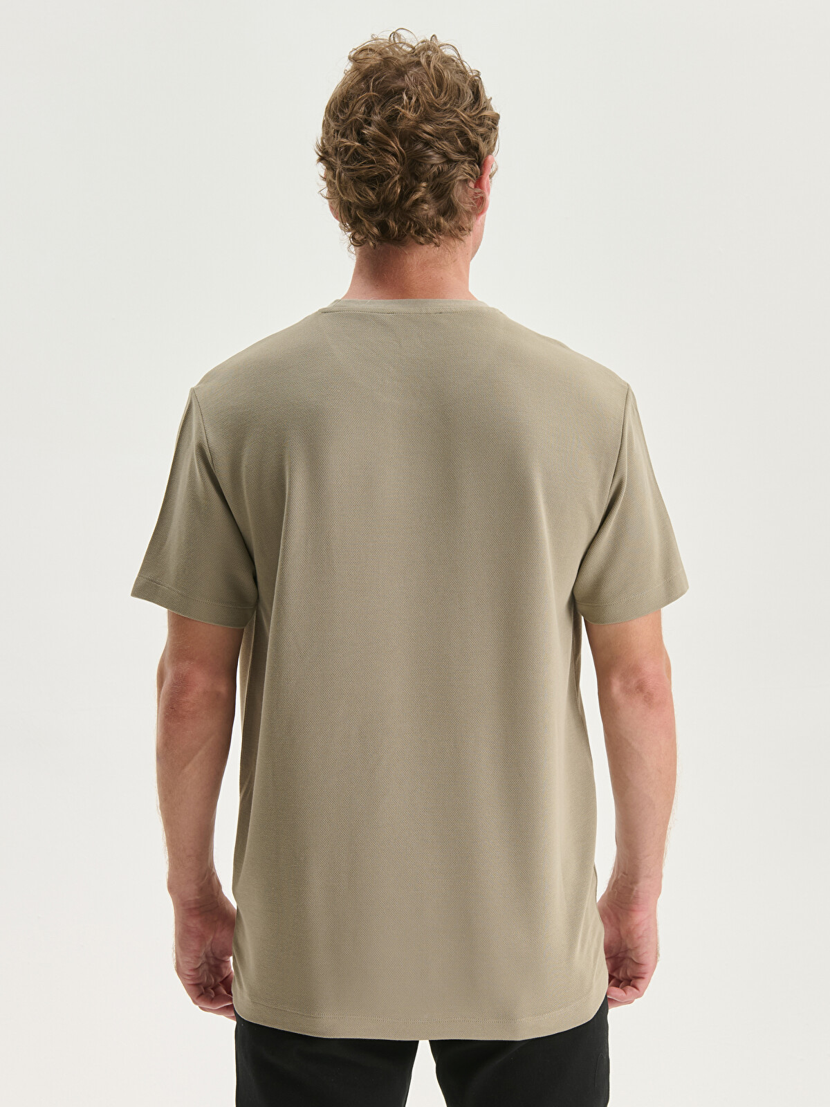 LCW Vision Crew Neck Short Sleeve Men's T-Shirt - S53484Z8-TPW