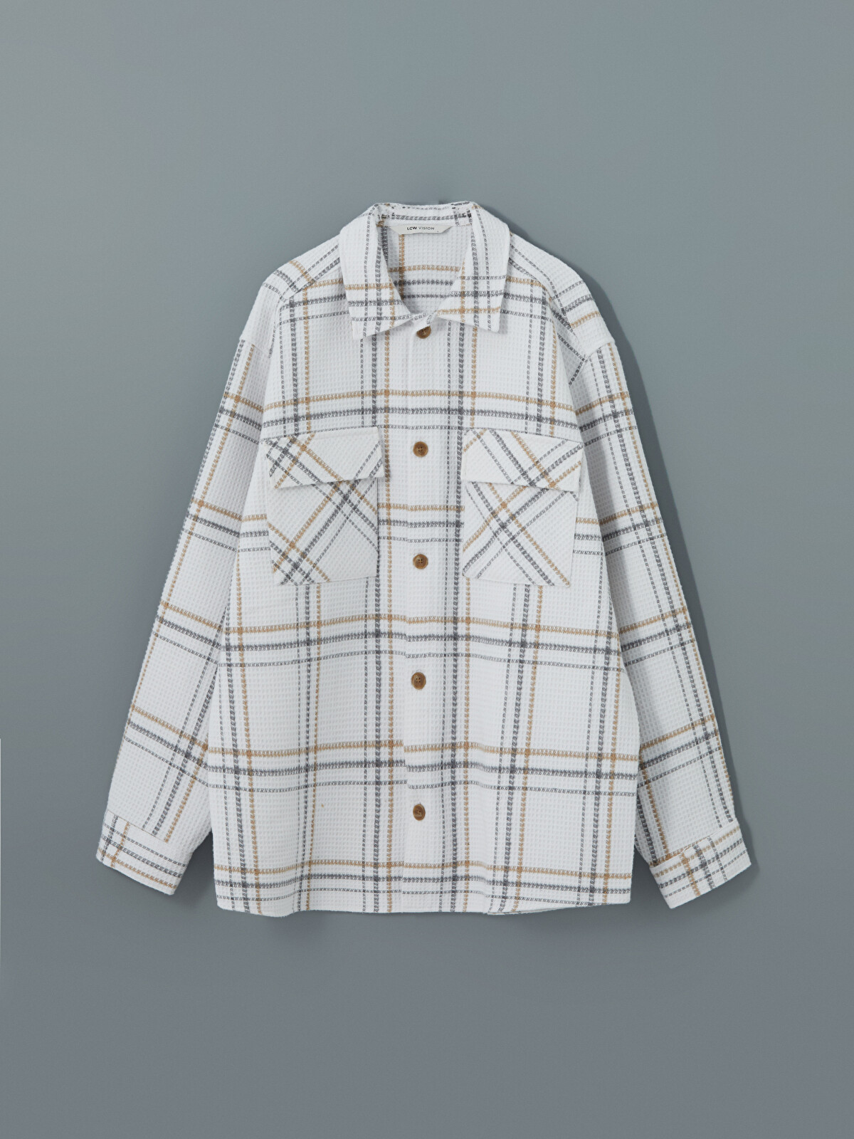 LCW Vision Regular Fit Plaid Wool Blend Men's Shirt Jacket