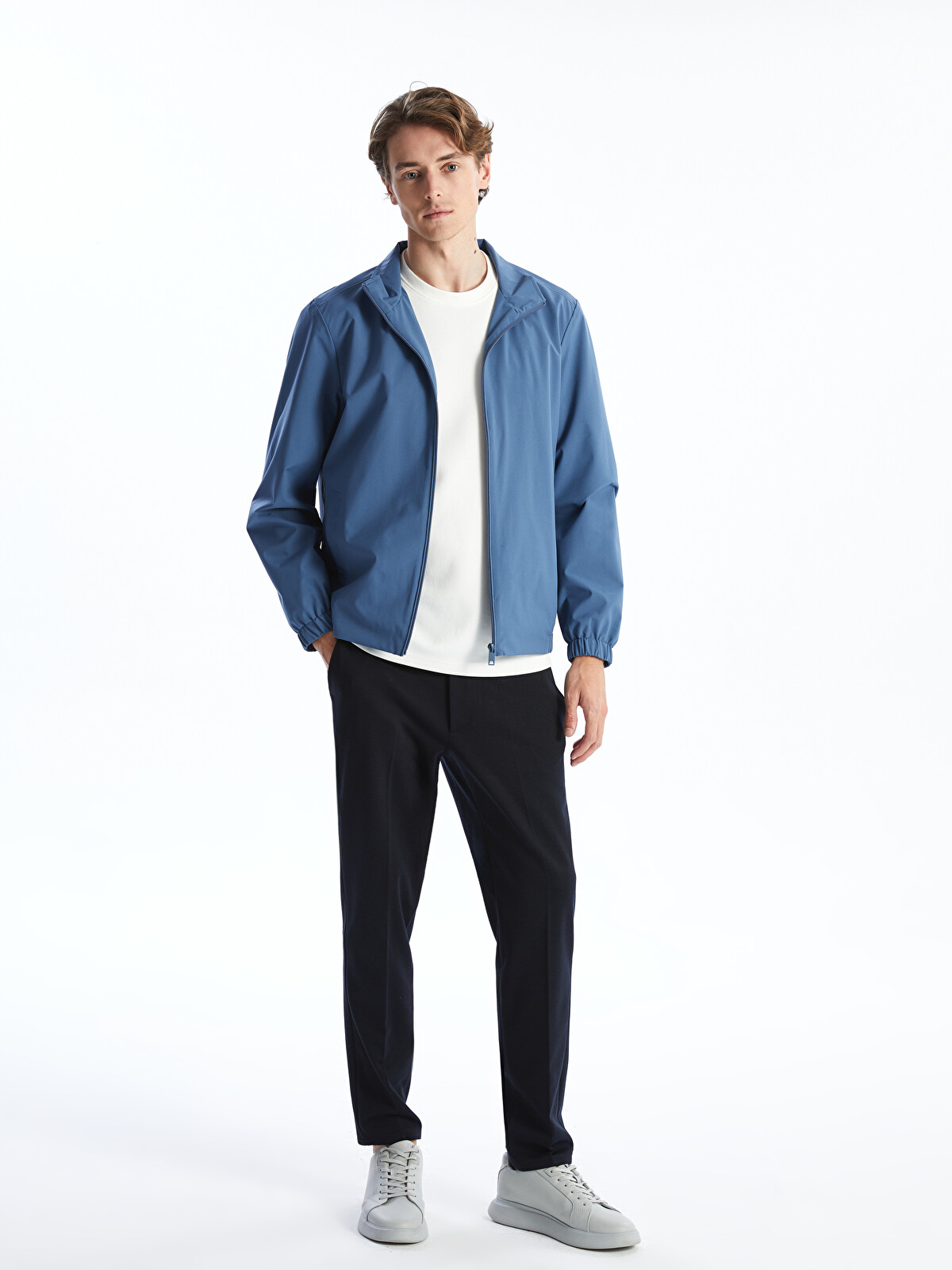 LCW Vision Mock Neck Men's Jacket - S53864Z8-H8X | LC Waikiki