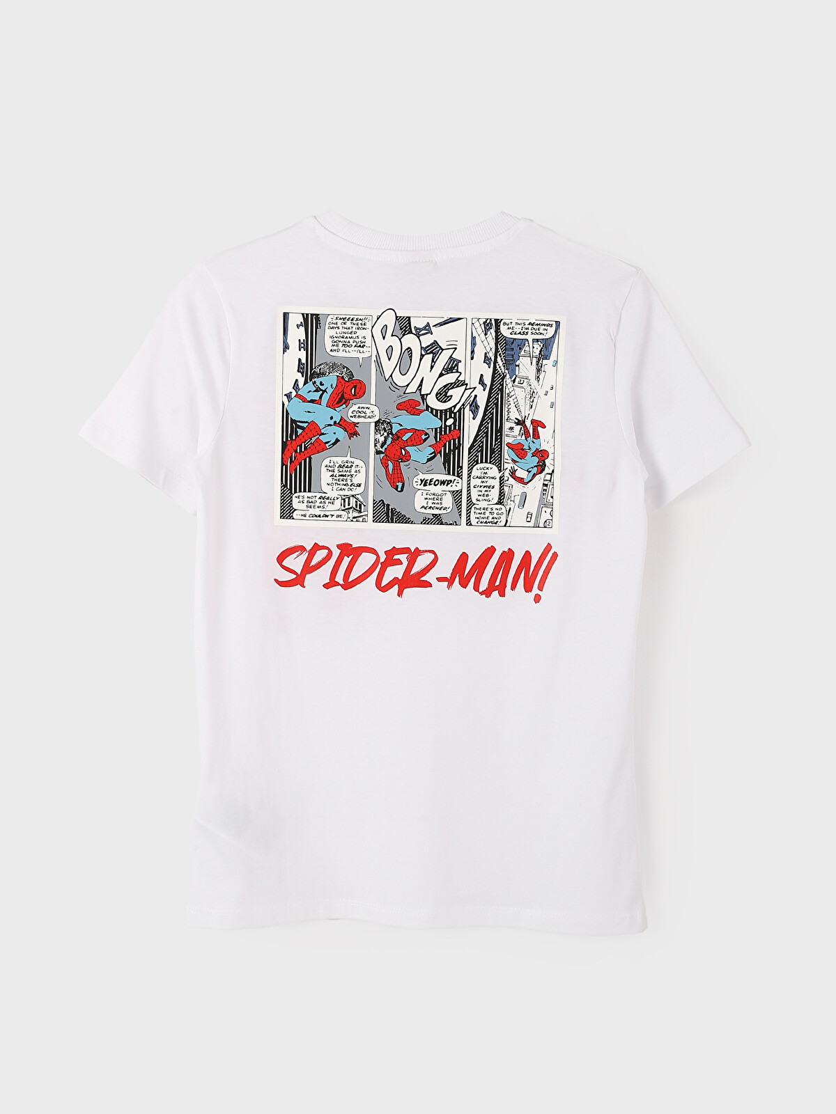 LCW Kids Crew Neck Spider-Man Printed Boys' T-Shirt - S54137Z4-FFB