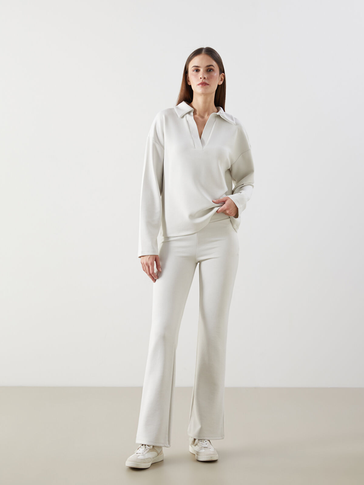 LCW Vision Women's Sweatpants with Elastic Waist -S54620Z8