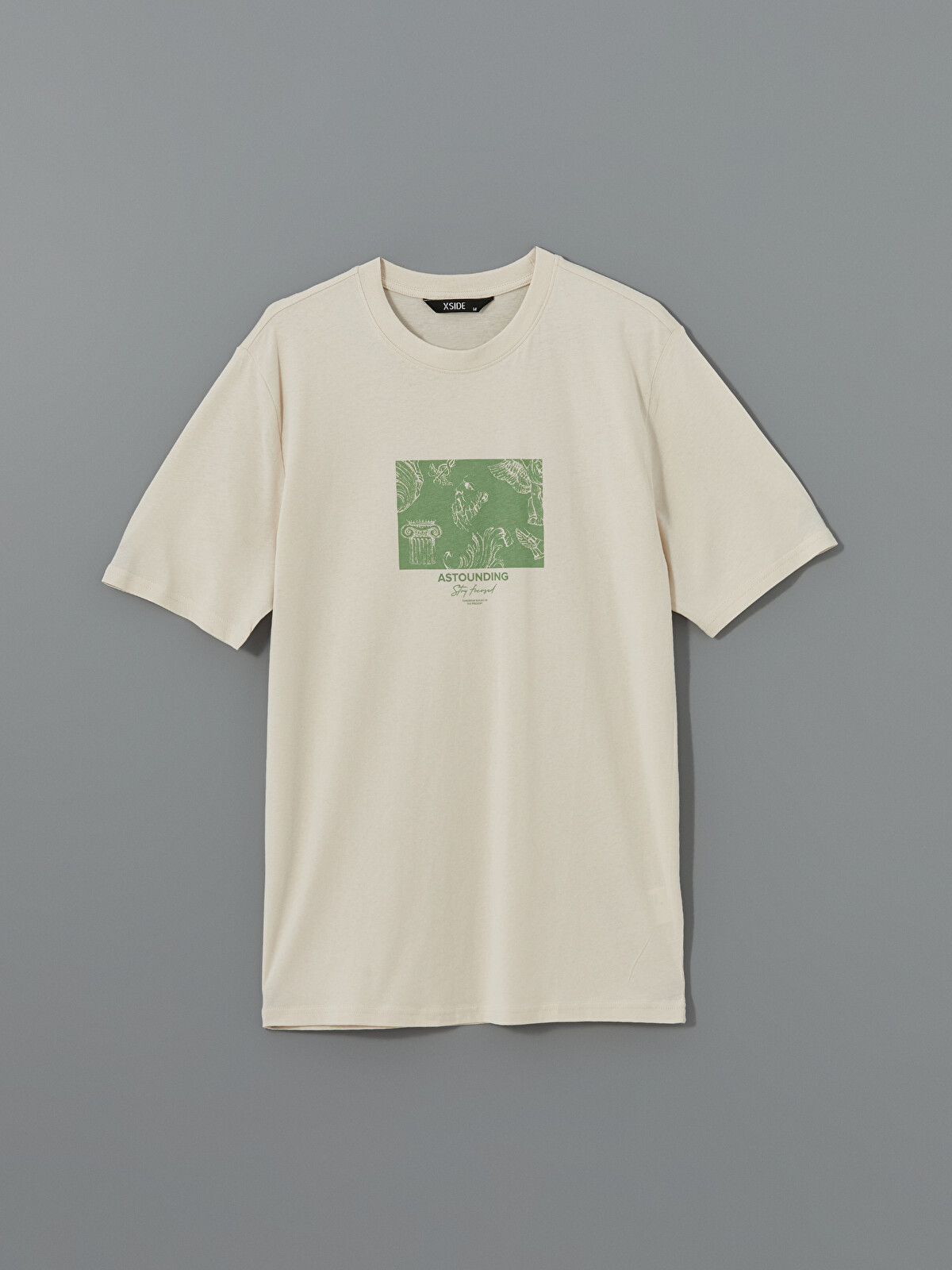 XSIDE Crew Neck Plain Jersey Men's T-Shirt - S54645Z8-S9T | LC Waikiki