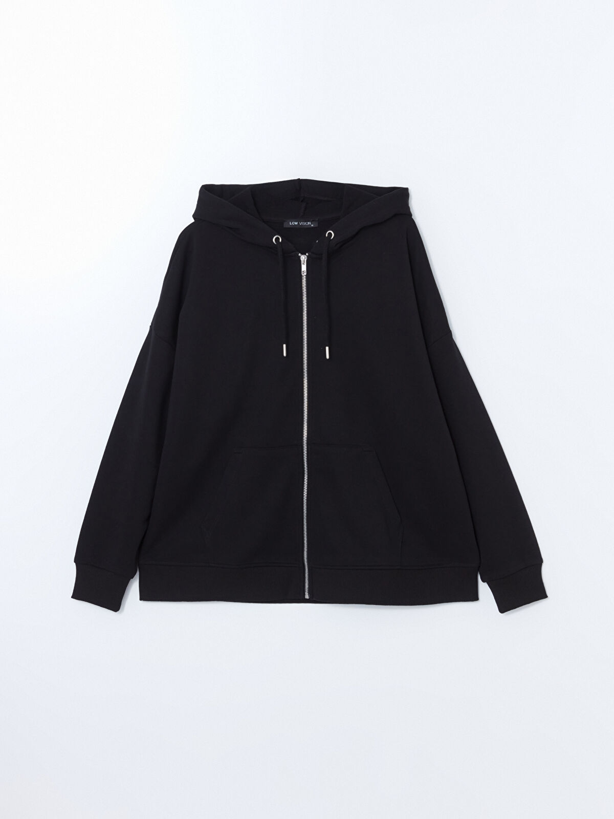 LCW Vision Hooded Oversize Women's Zipper Sweatshirt - S54802Z8