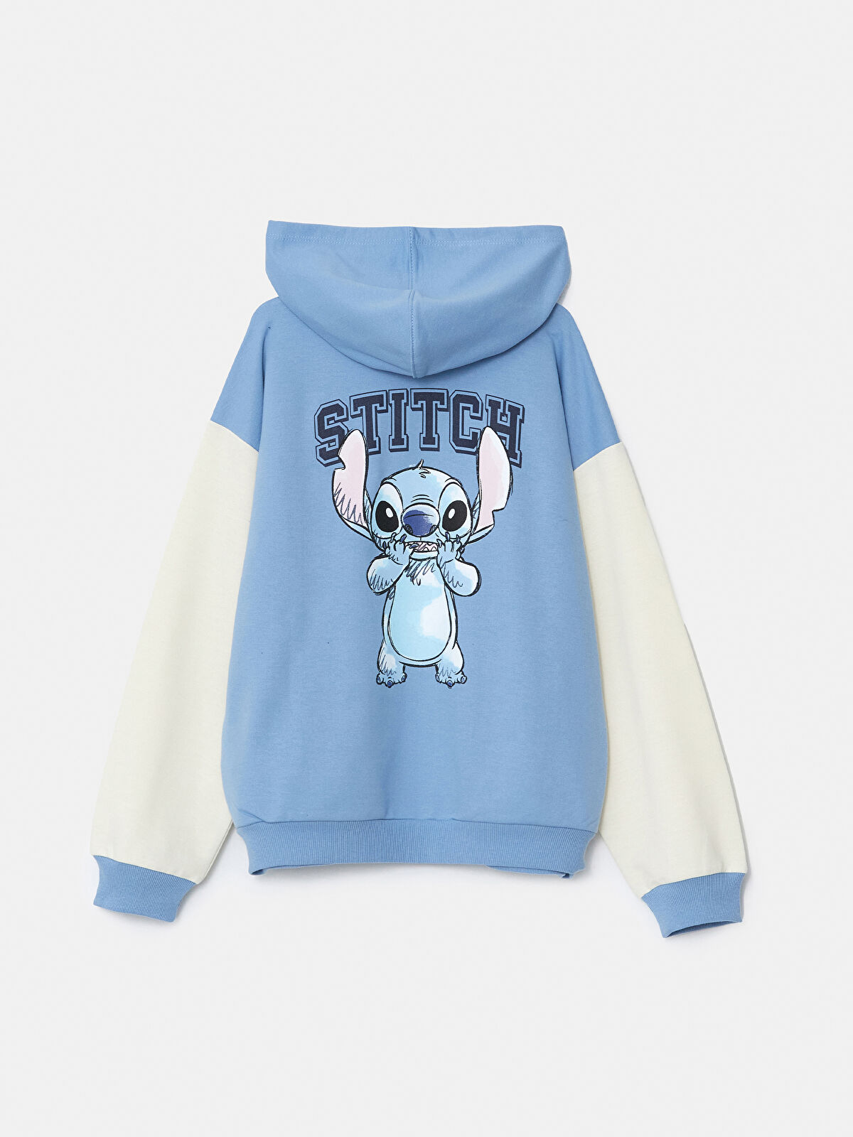 LCW Kids سويت شيرت بسحاب مطبوع هودي للبنات - ستتش -S54822Z4