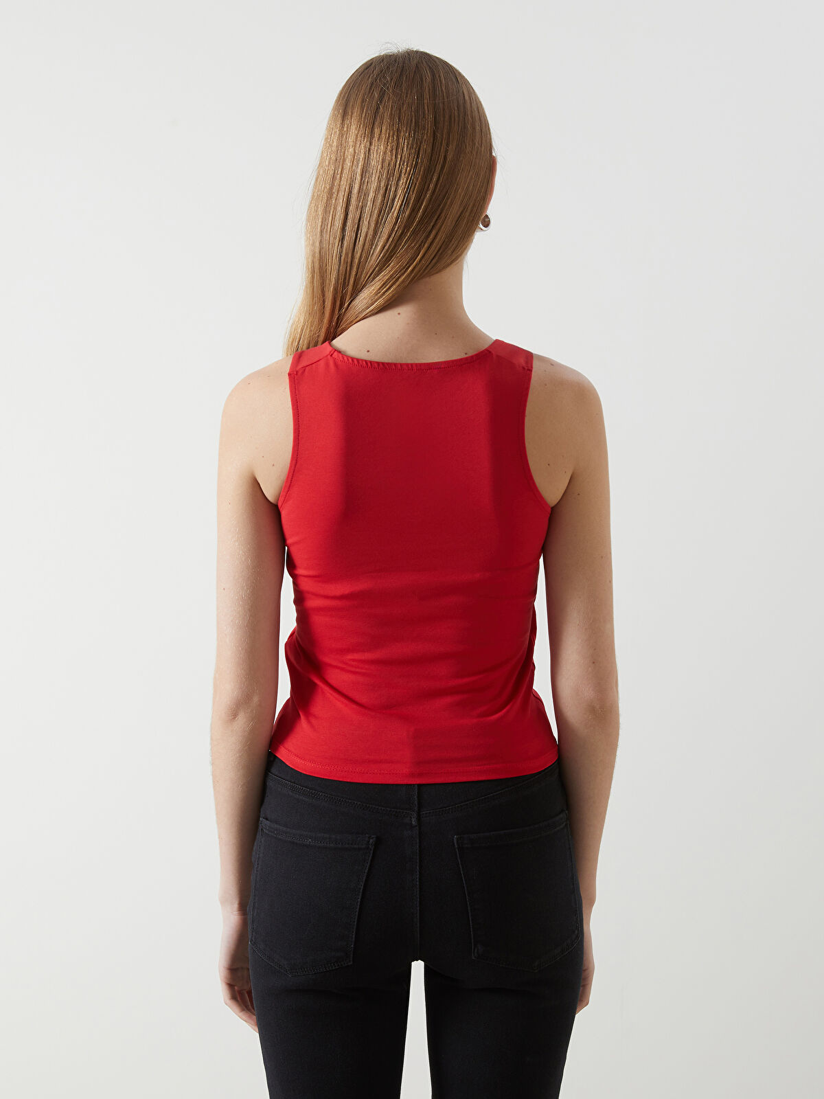 【THE SHISHIKUI】TANK BROWN LC WAIKIKI Woman BROWN Tank Top -S5QK52Z8-HDD - S5QK52Z8-HDD