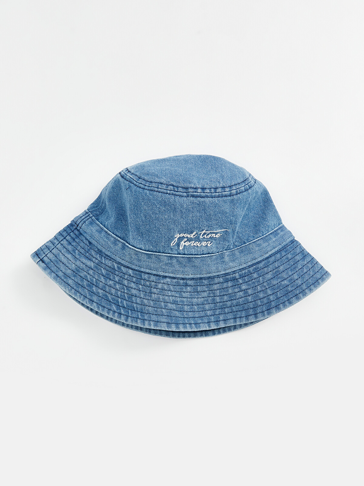 LCW ACCESSORIES Embroidered Women's Denim Bucket Hat - S54937Z8