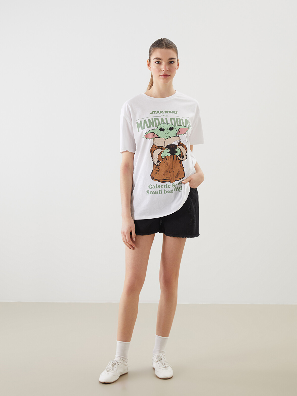 XSIDE Crew Neck The Mandalorian Printed Women's T-shirt - S54971Z8