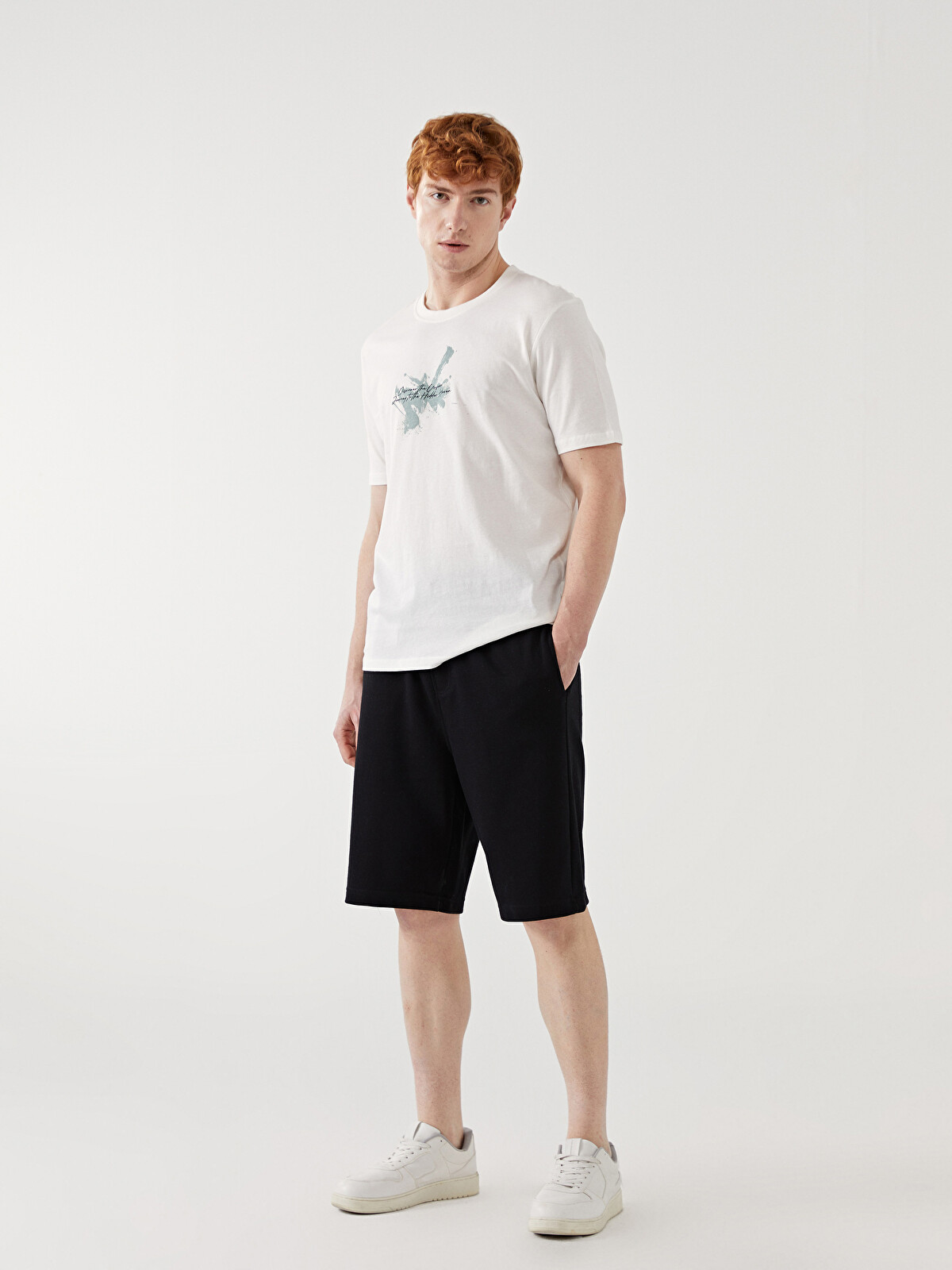 XSIDE Relaxed Fit Men's Bermuda Shorts - S55988Z8-CVL | LC Waikiki