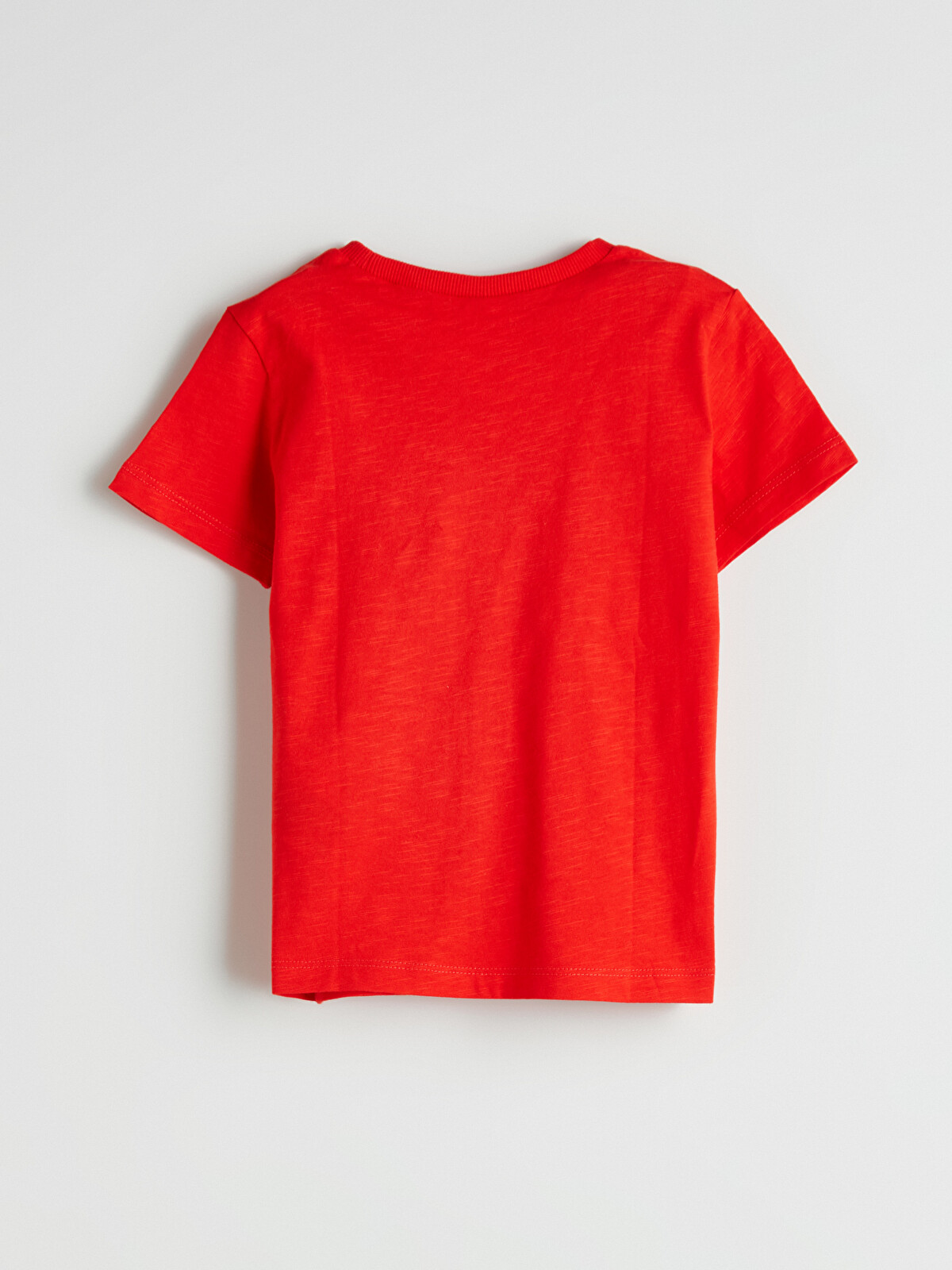 LCW Kids Kırmızı Bisiklet Yaka Basic Erkek Çocuk Tişört - S56304Z1