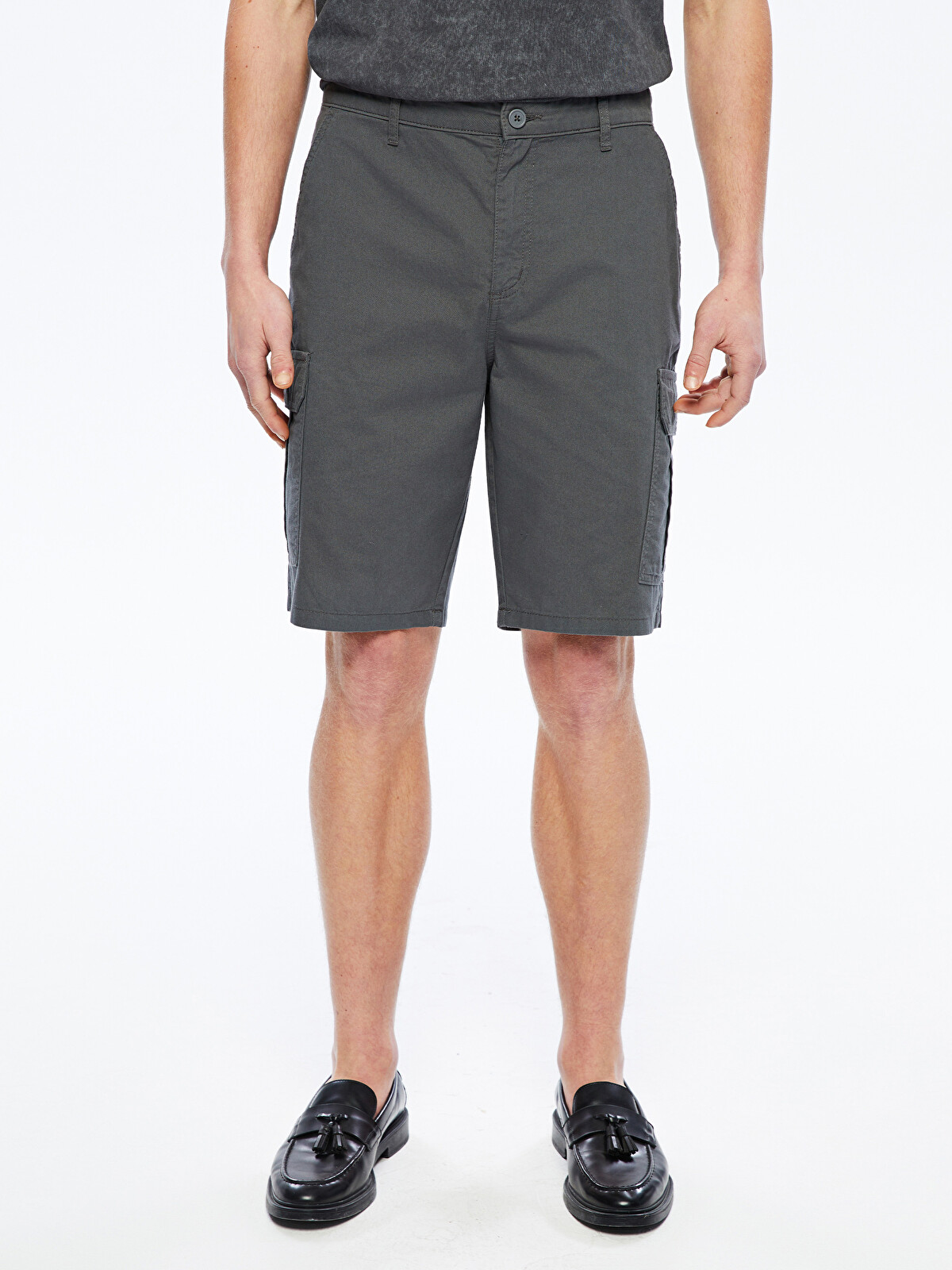 XSIDE Standard Fit Twill Men's Cargo Shorts - S56603Z8-SUR - LC