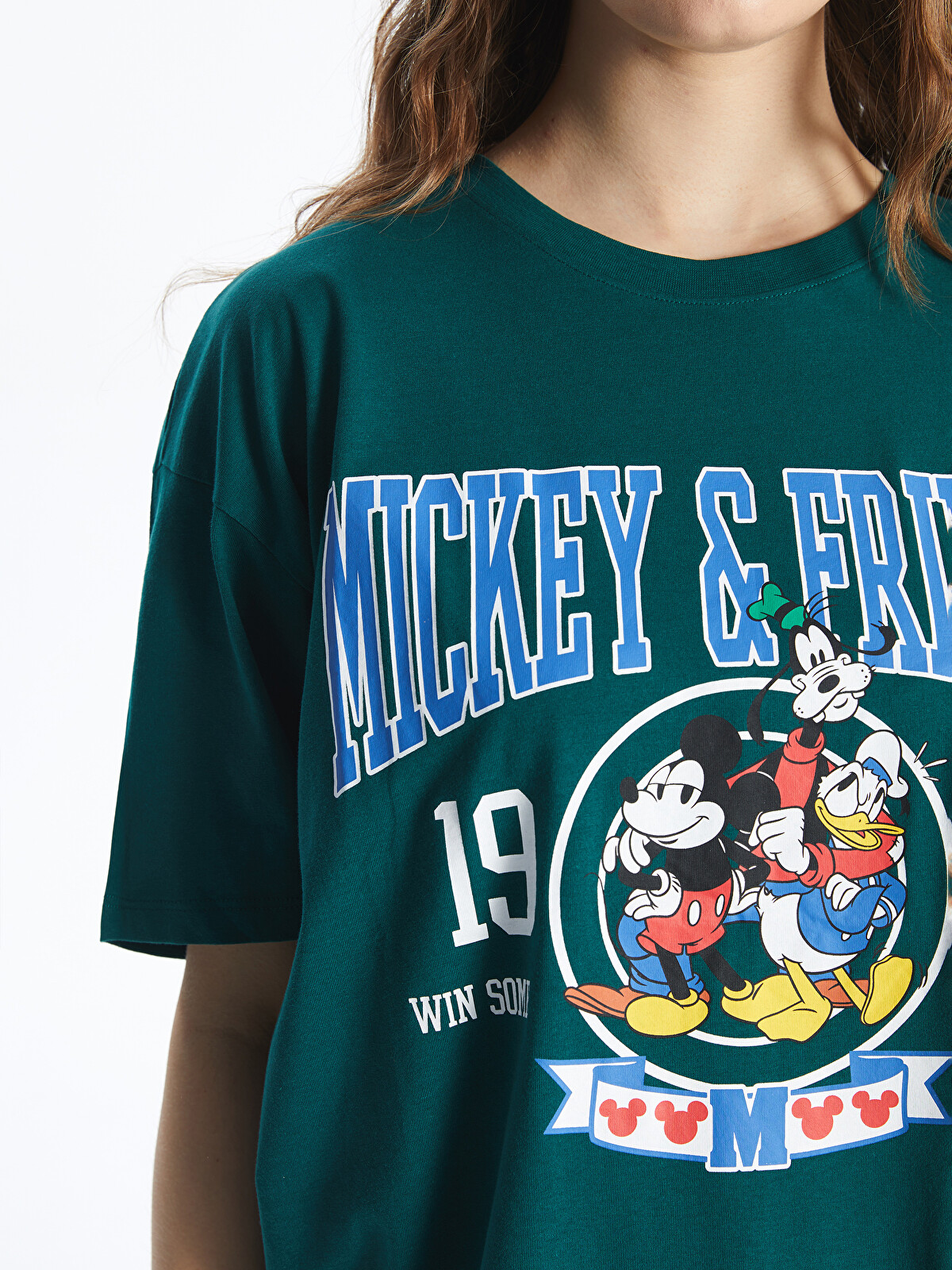 XSIDE Crew Neck Mickey and Friends Printed Women's T-Shirt
