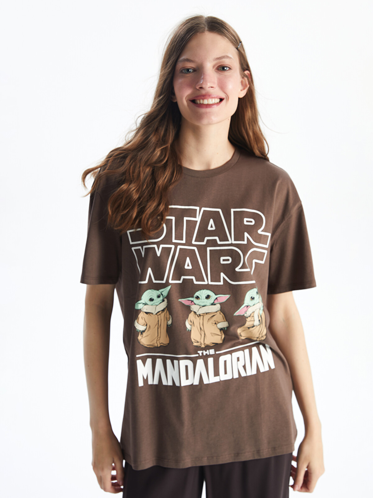 XSIDE Crew Neck The Mandalorian Printed Women's T-Shirt - S56649Z8