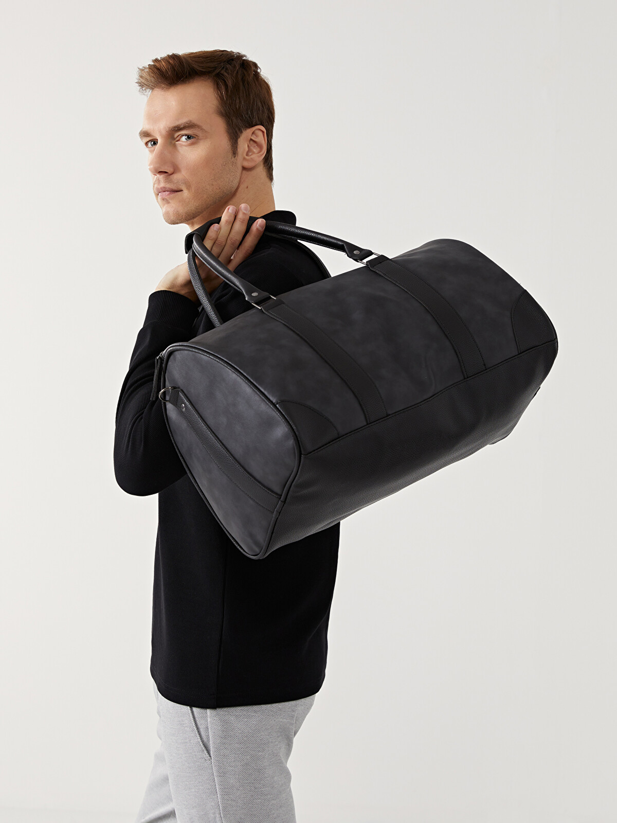 LCW ACCESSORIES Süet Görünümlü Erkek Seyahat Çantası - S56693Z8