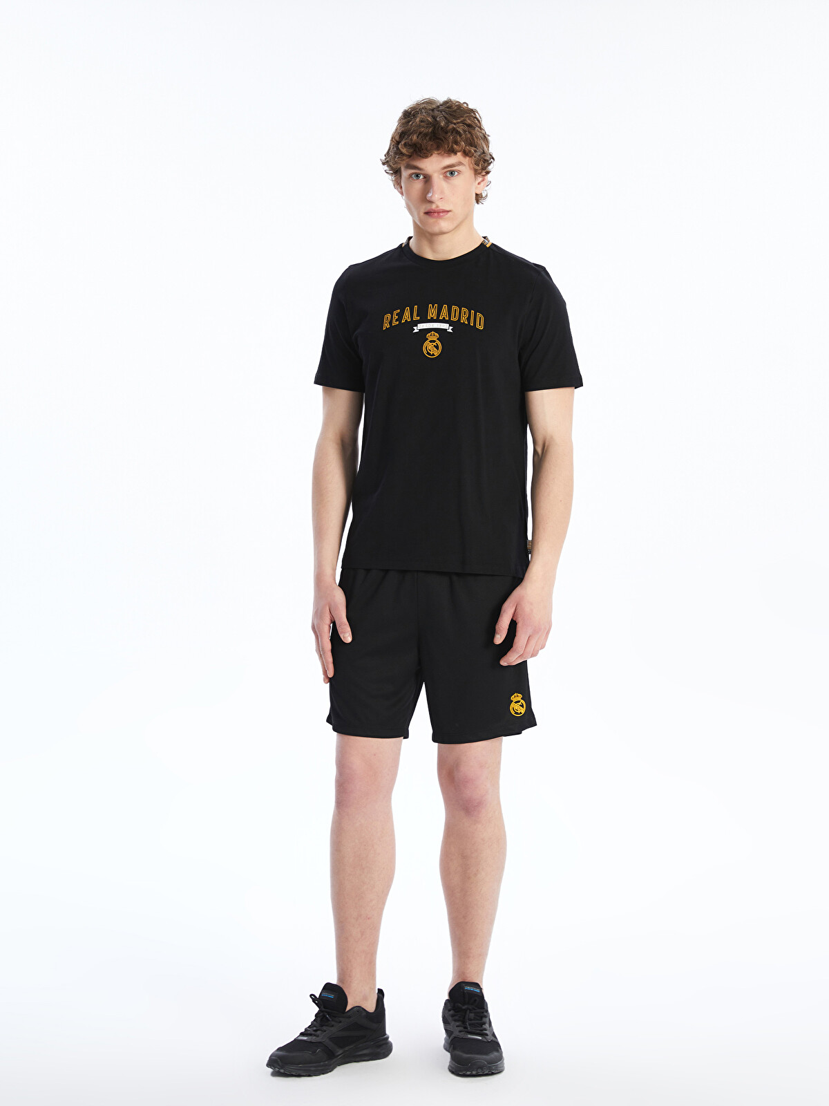 XSIDE ACTIVE Bisiklet Yaka Real Madrid Baskılı Erkek Taraftar