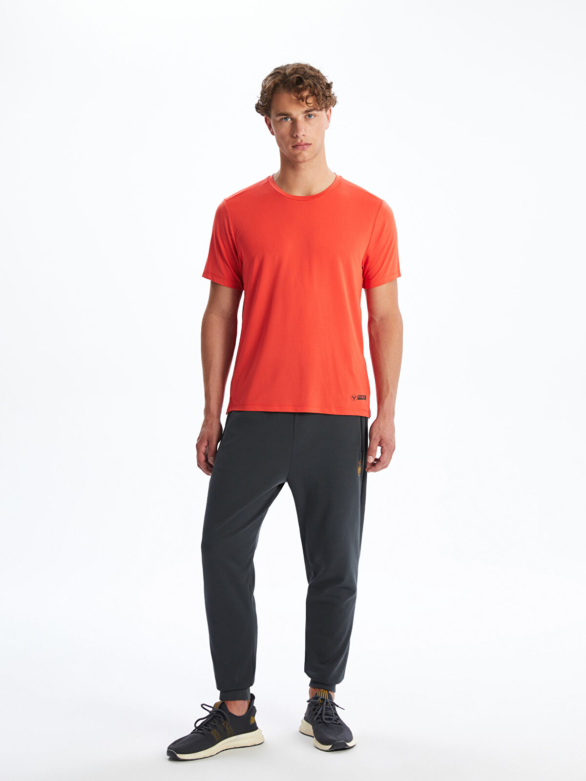 XSIDE ACTIVE Gri Slim Fit Real Madrid Baskılı Erkek Jogger Eşofman