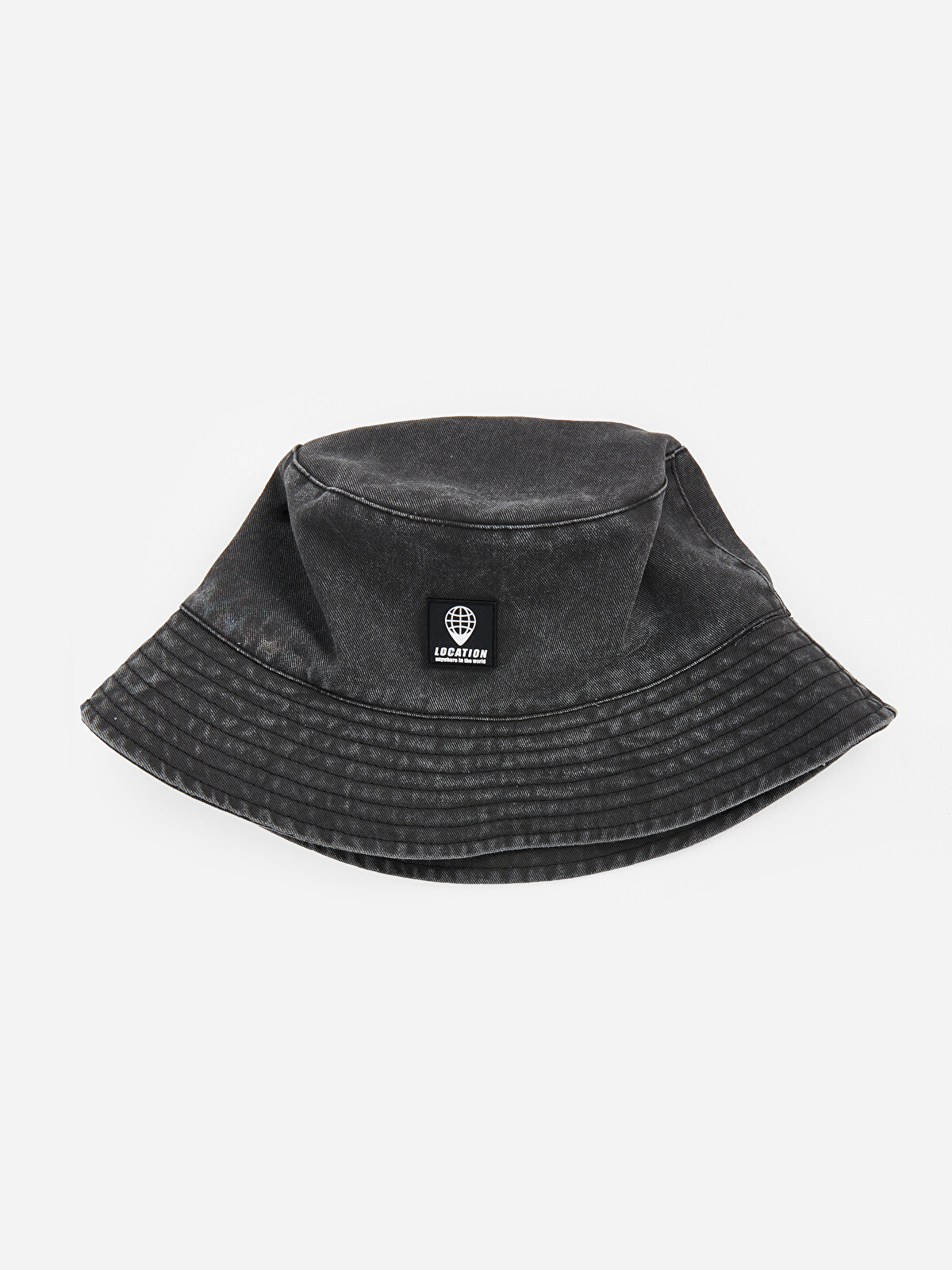 LCW ACCESSORIES Antrasit Nakışlı Erkek Bucket Şapka - S57832Z8-HJV