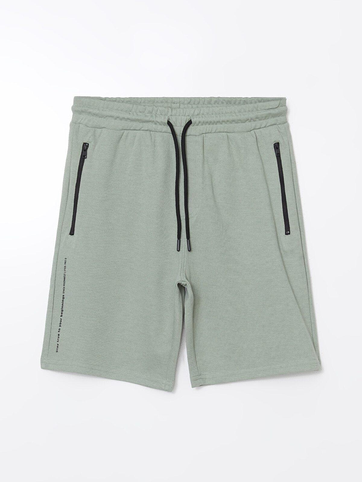 XSIDE Regular Fit Men's Pique Shorts With Drawstring Waist