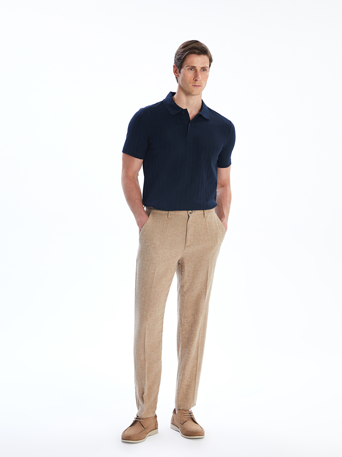 SOUTHBLUE Standart Kalıp Keten Karışımlı Erkek Pantolon - S59739Z8