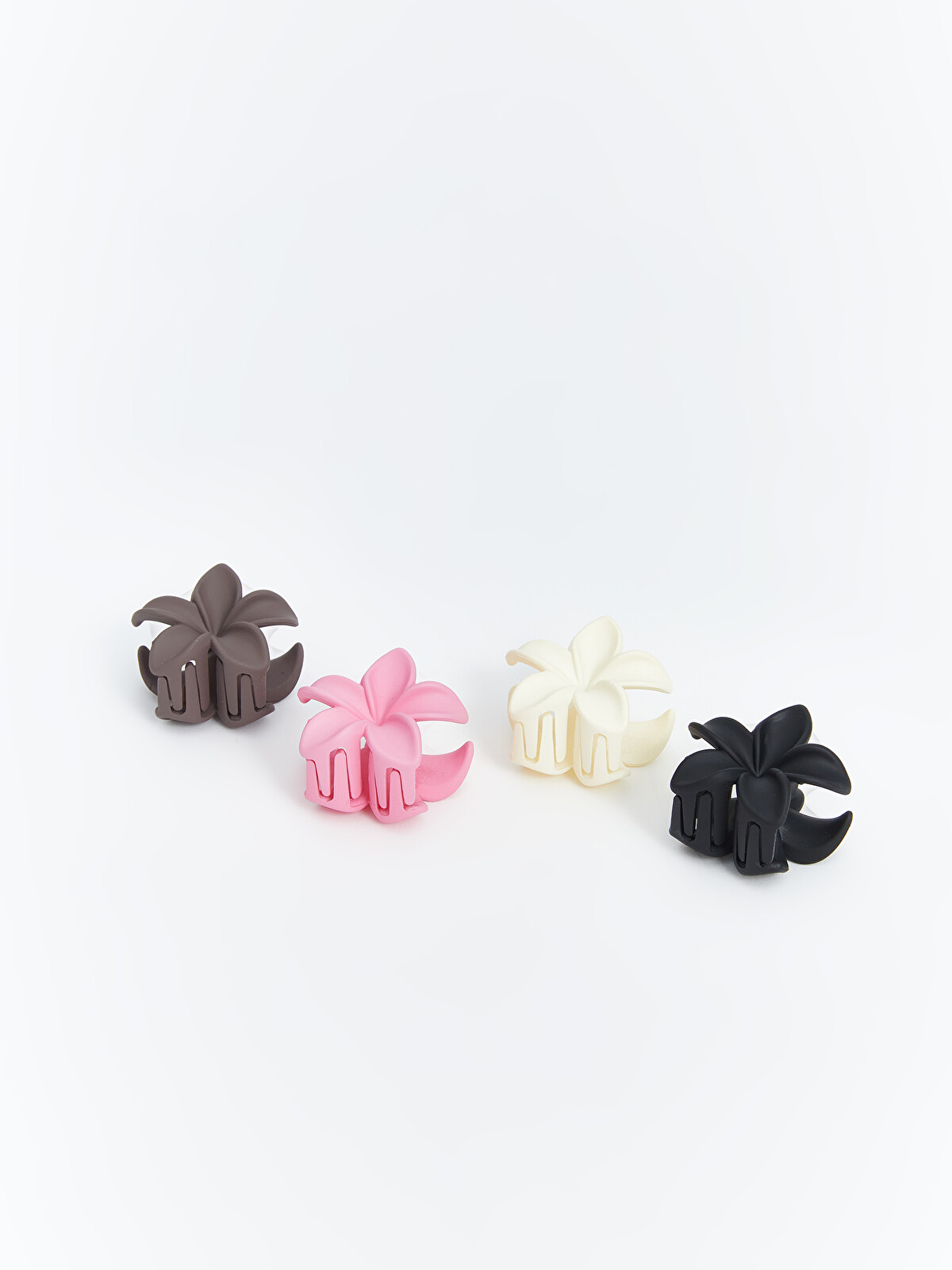 LCW JOY Flower Patterned Women's Hair Clip Set 4-pack - S59876Z8