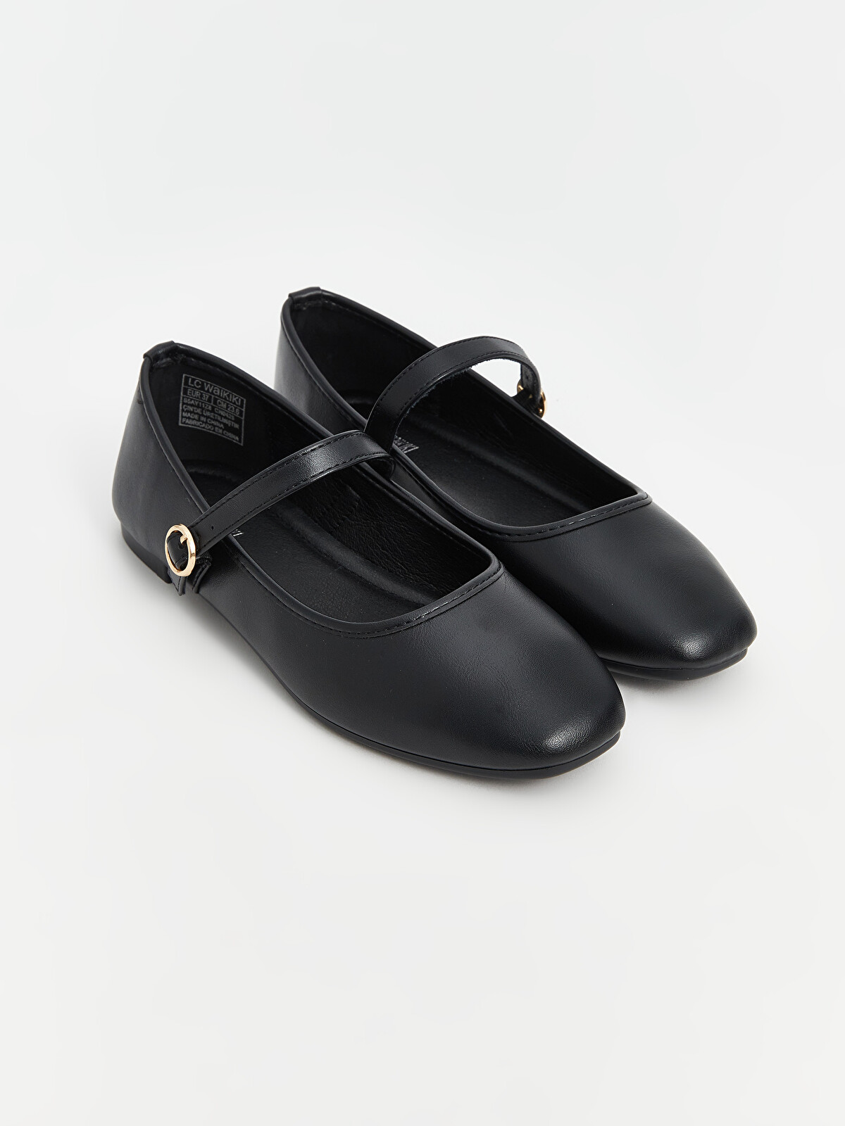 LCW STEPS Faux Leather Women's Ballet Flats - S5AY11Z8-HUC | LC