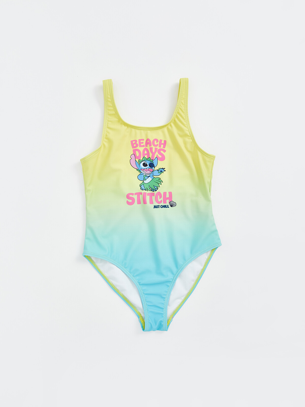 LCW Kids Купальник Для Девочек С Принтом Stitch, Быстросохнущий