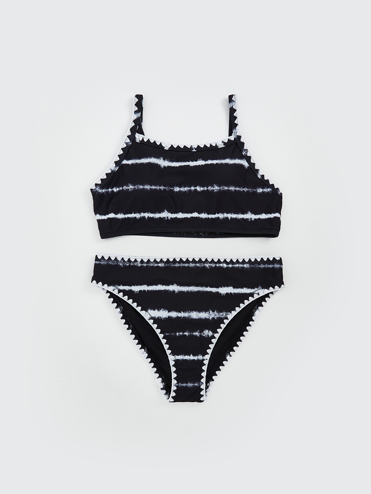 LCW Kids Siyah Hızlı Kuruyan UV Korumalı Kız Çocuk Bikini