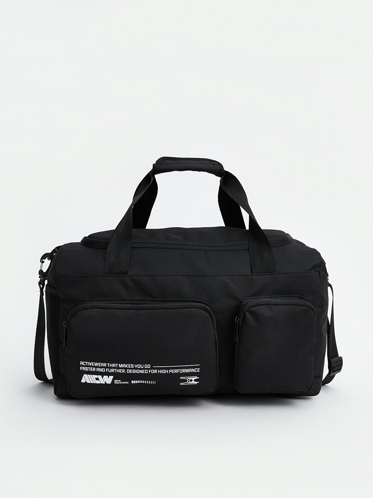 LCW ACCESSORIES Siyah Baskılı Erkek Spor Çantası - S5BI33Z8-HUC | LCW