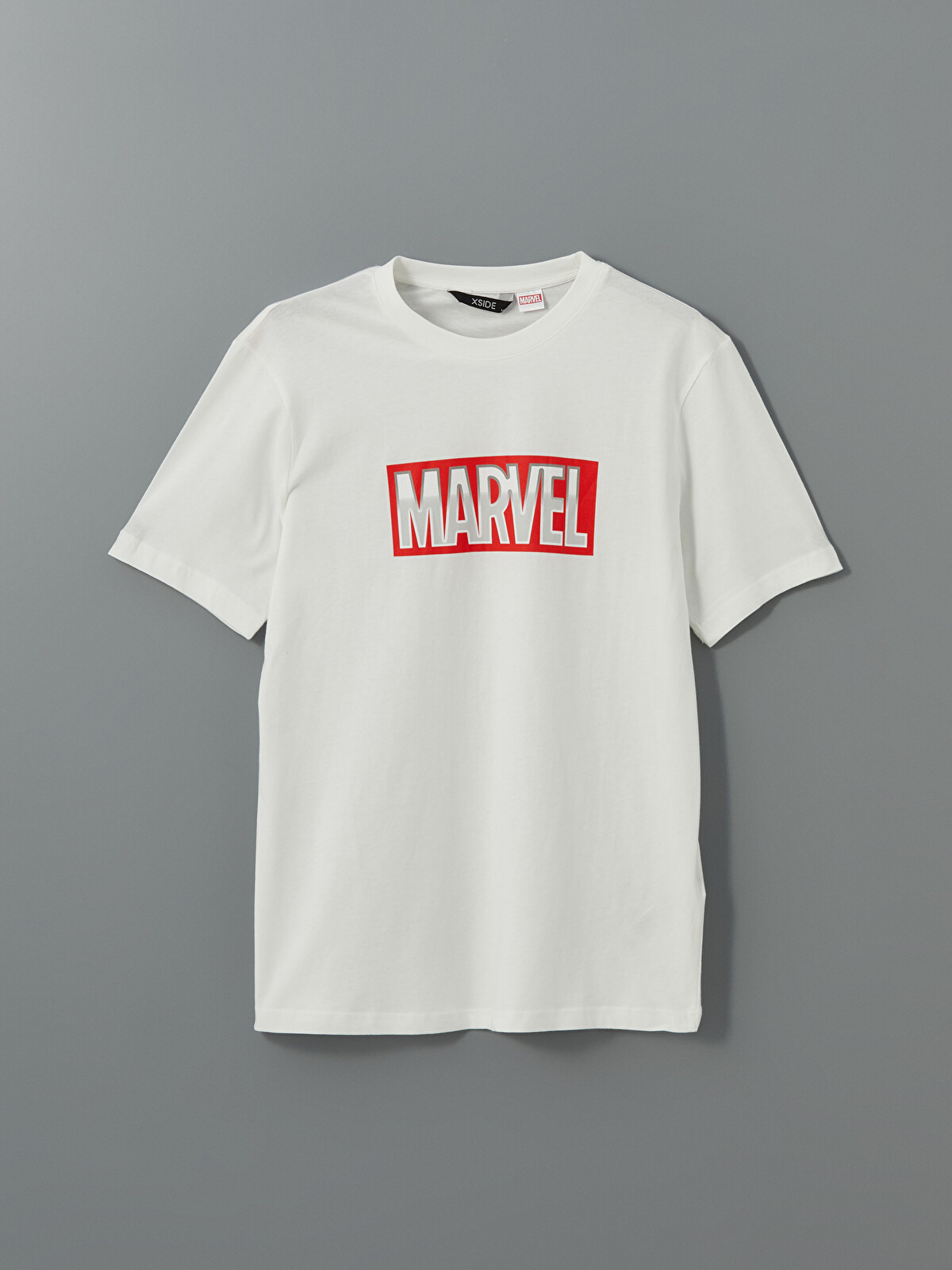 XSIDE Crew Neck Marvel Printed Jersey Men's T-shirt - S5BI43Z8-R9J