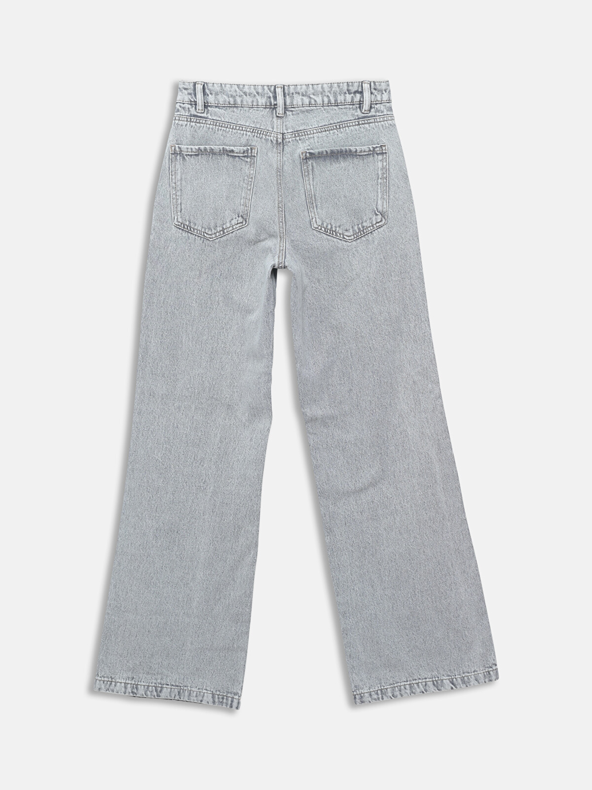   Jeans スタジャン グレー/ホワイト LCW Vision Wideleg Women's Jeans - S5BK67Z8-GRD | LC Waikiki