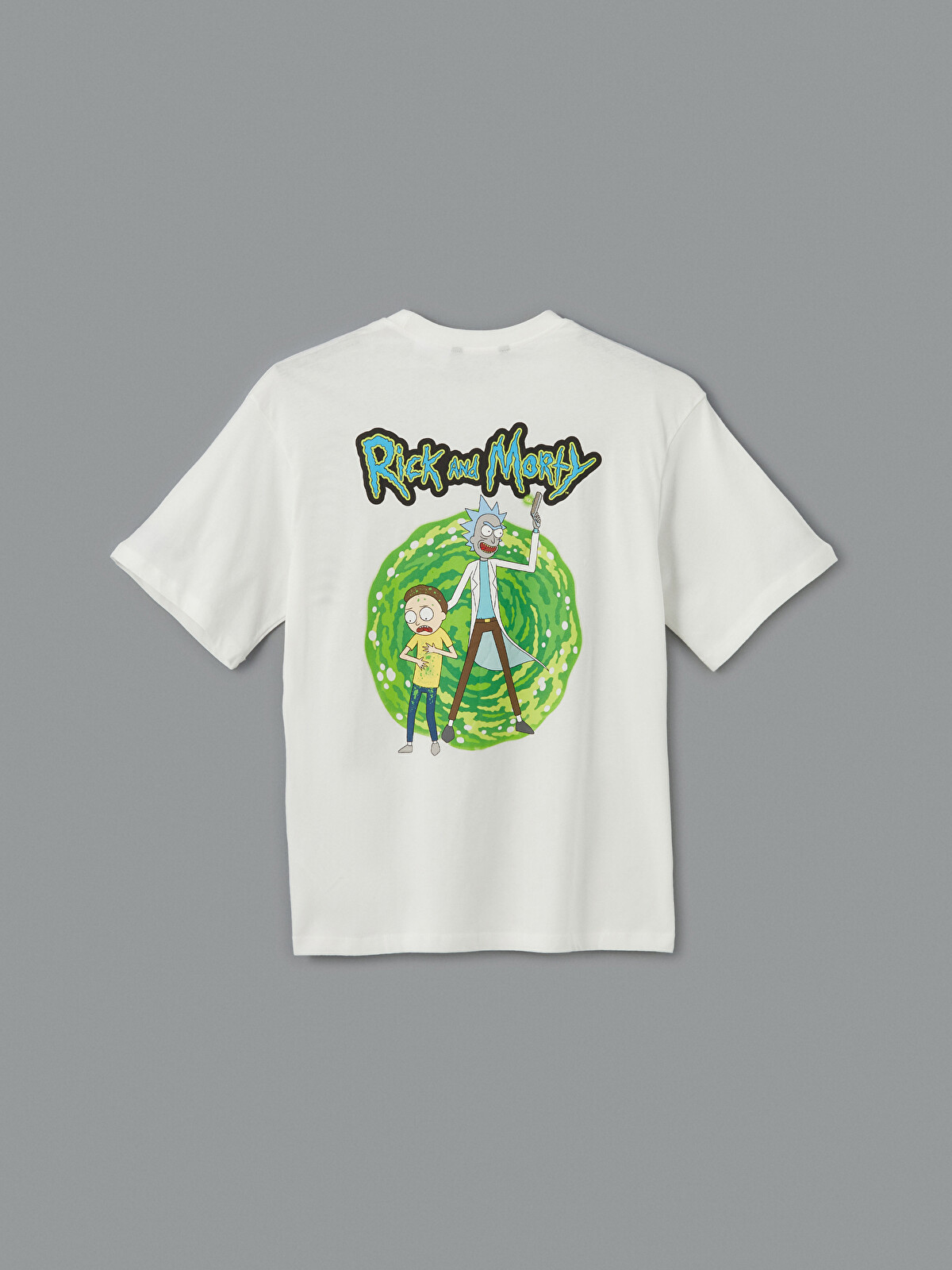 XSIDE Crew Neck Short Sleeve Rick And Morty Printed Jersey Men's T
