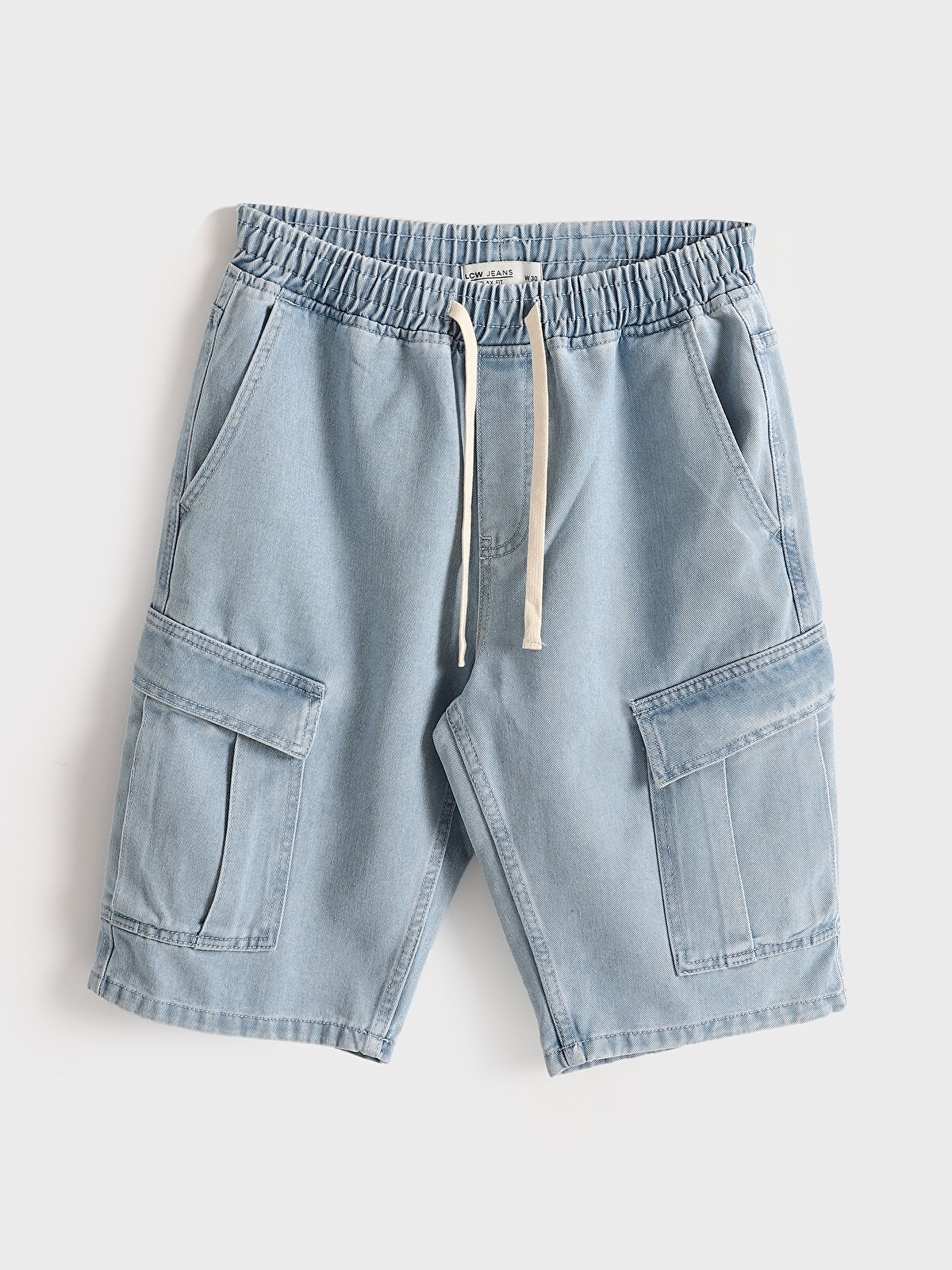 LCW Jeans Beli Lastikli Basic Erkek Jean Şort - S5BY34Z8-311 | LC