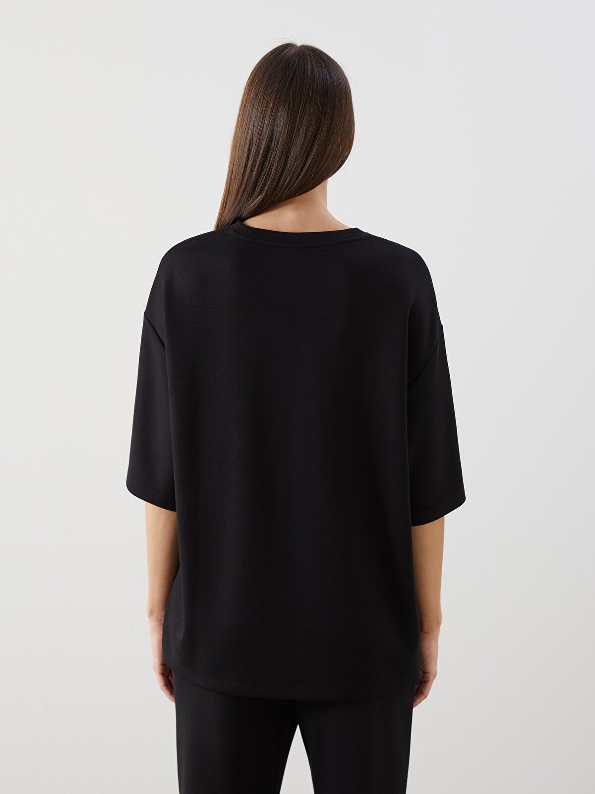 LCW Vision Tricou Negru Femeie - S5BY39Z8-CVL | LC Waikiki