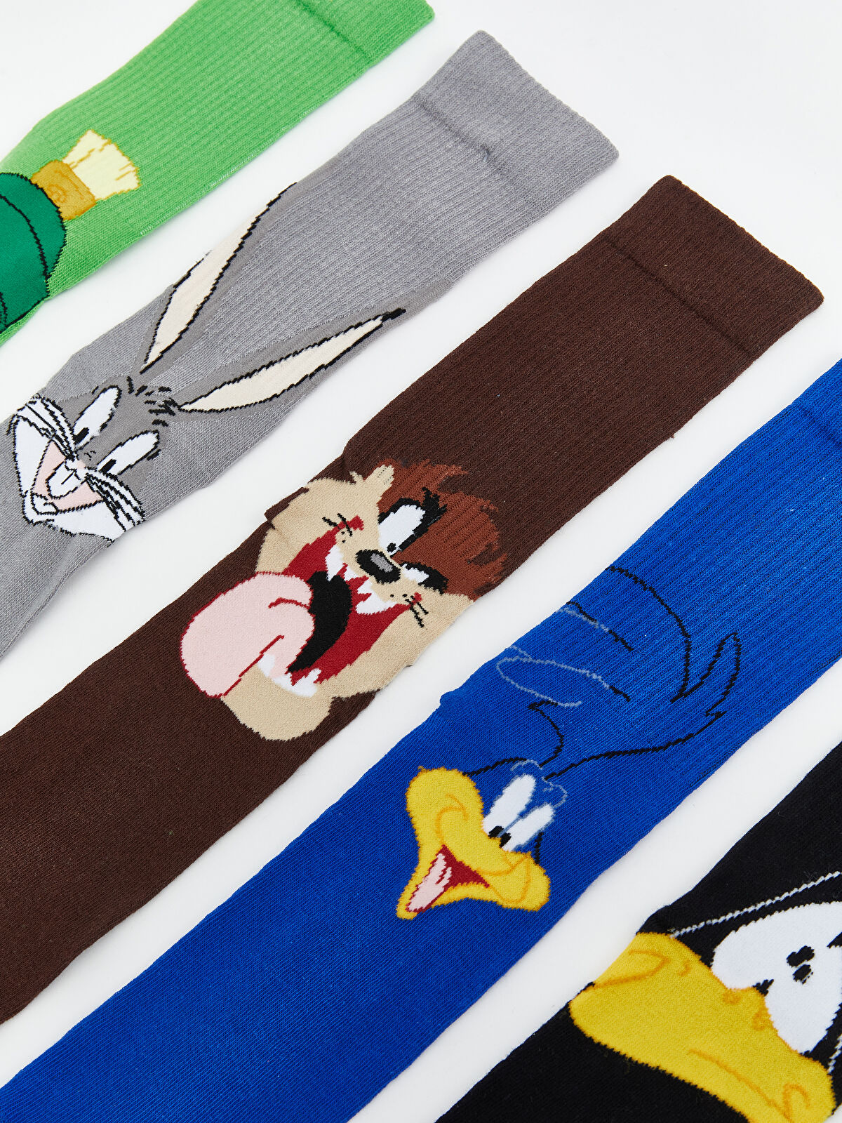 LCW ACCESSORIES Looney Tunes Printed Men's Ankle Socks 5
