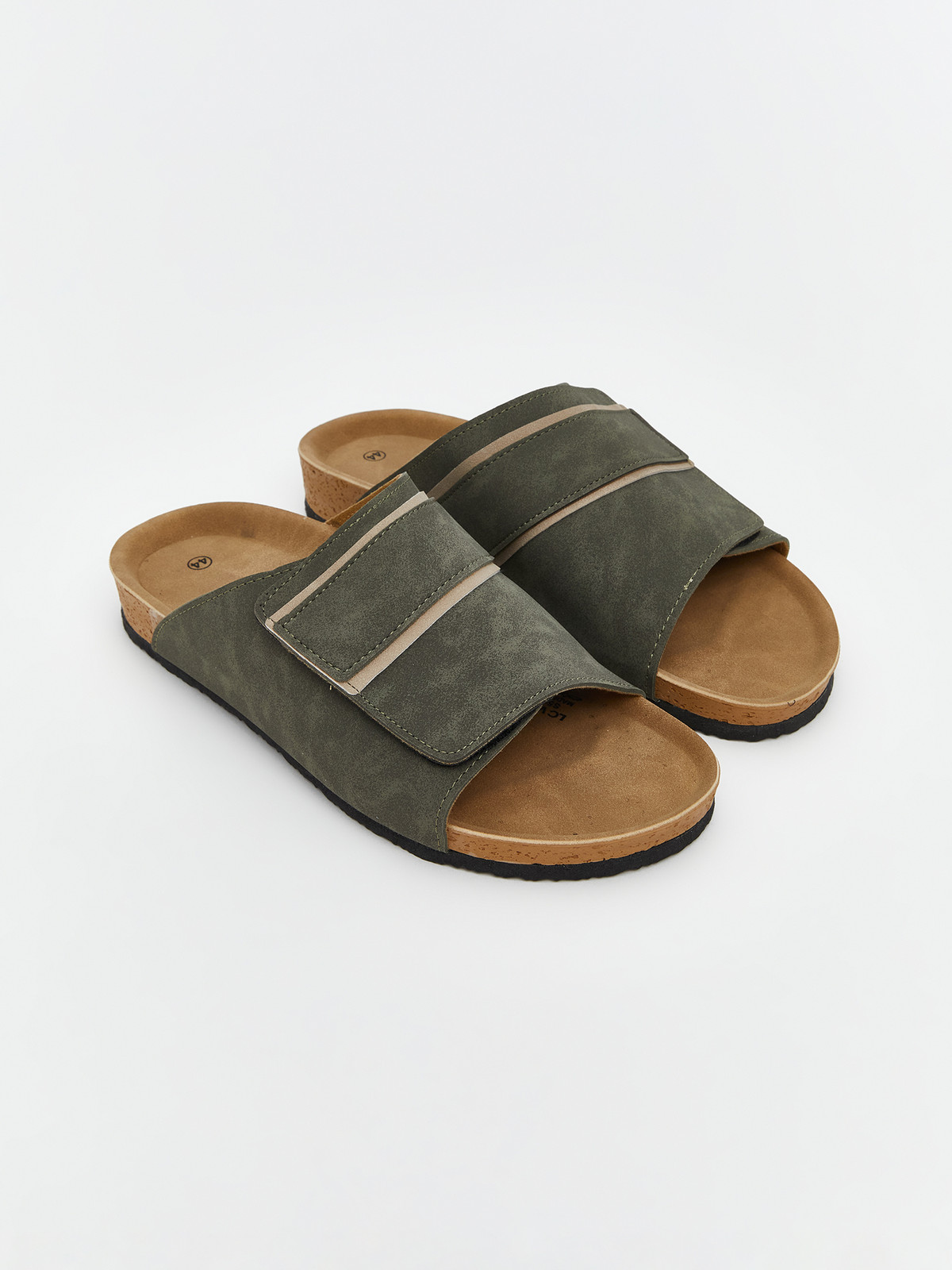 LCW STEPS Faux Suede Men's Slippers - S5CT11Z8-CZE | LC Waikiki