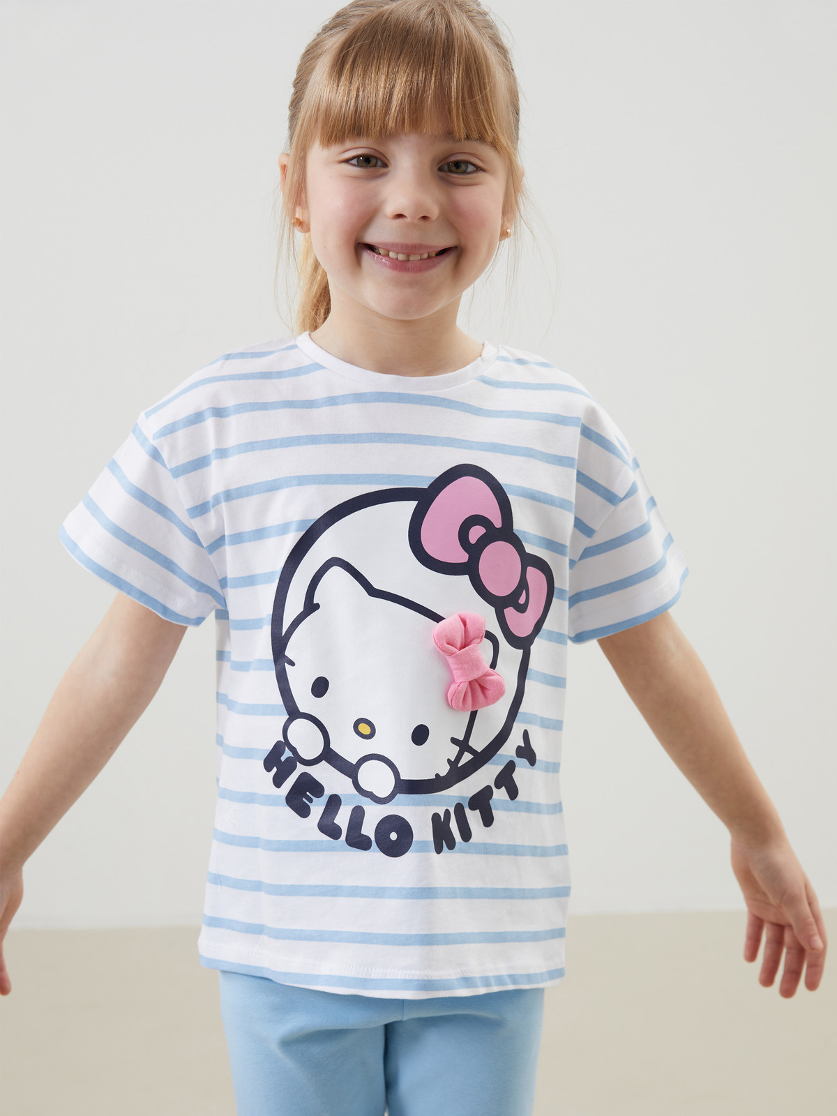 LCW Kids Hello Kitty Printed Girls' T-shirt And Leggings 2 Pack