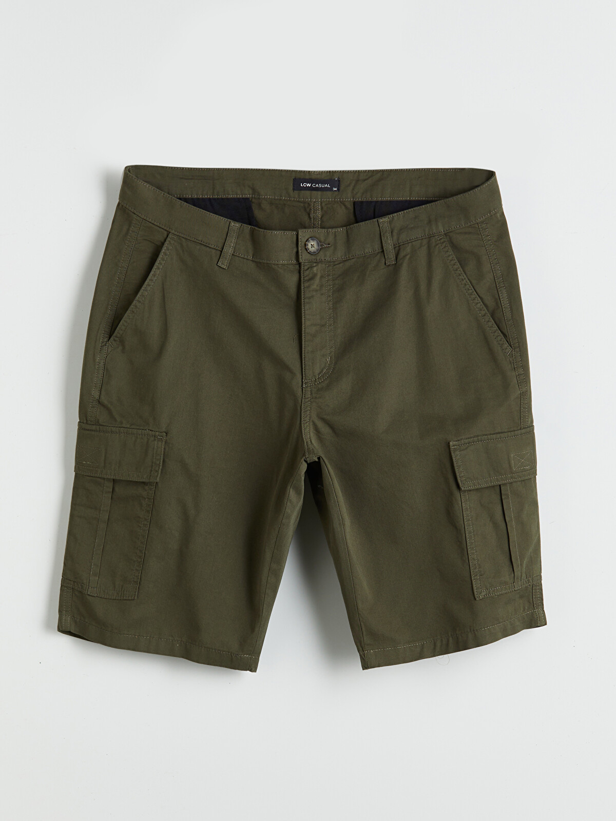 XSIDE Standart Kalıp Gabardin Erkek Kargo Şort - S5DE54Z8-SEM | LC