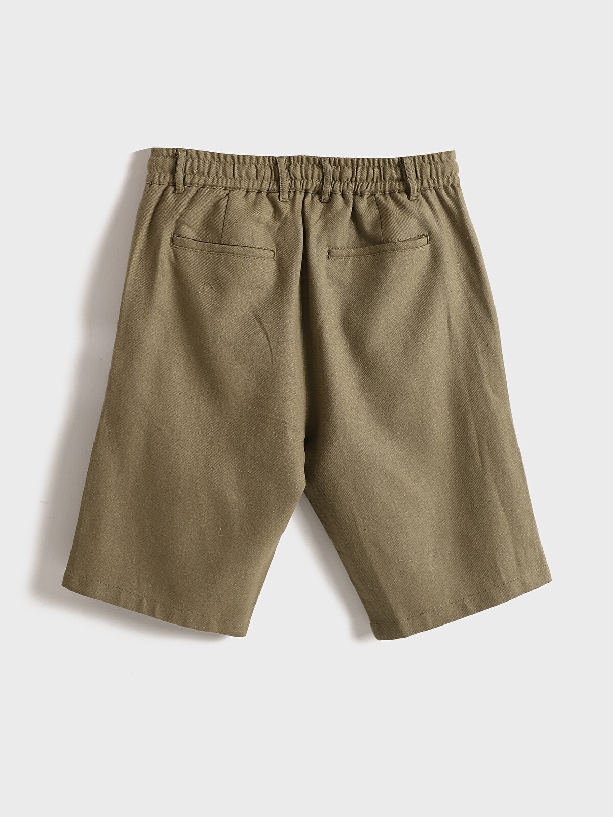 LCW Vision Standard Fit Linen Blend Men's Shorts - S5DE55Z8-DMK