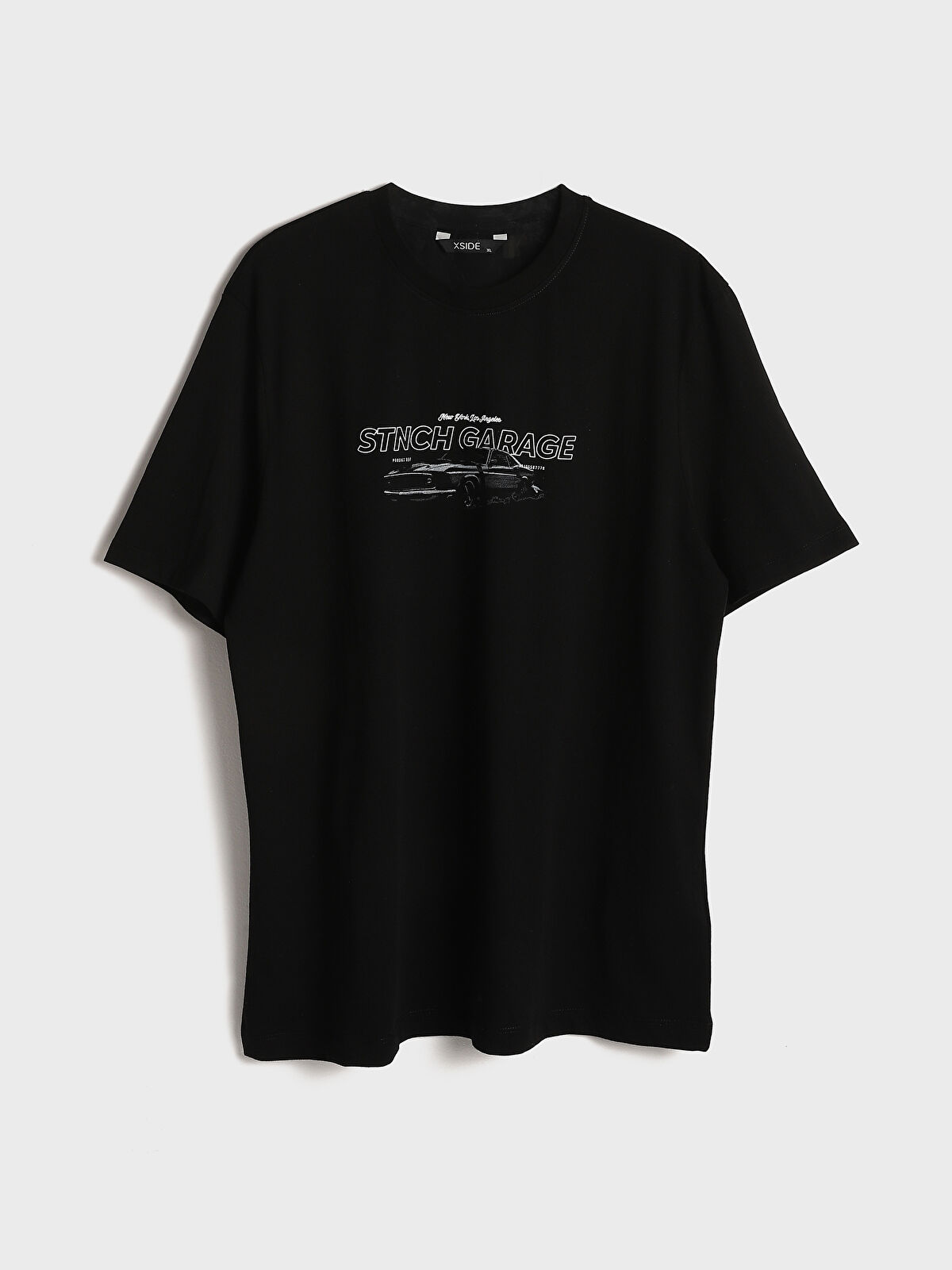 XSIDE Crew Neck Printed Men's T-Shirt -S5DG68Z8-CVL - LC Waikiki