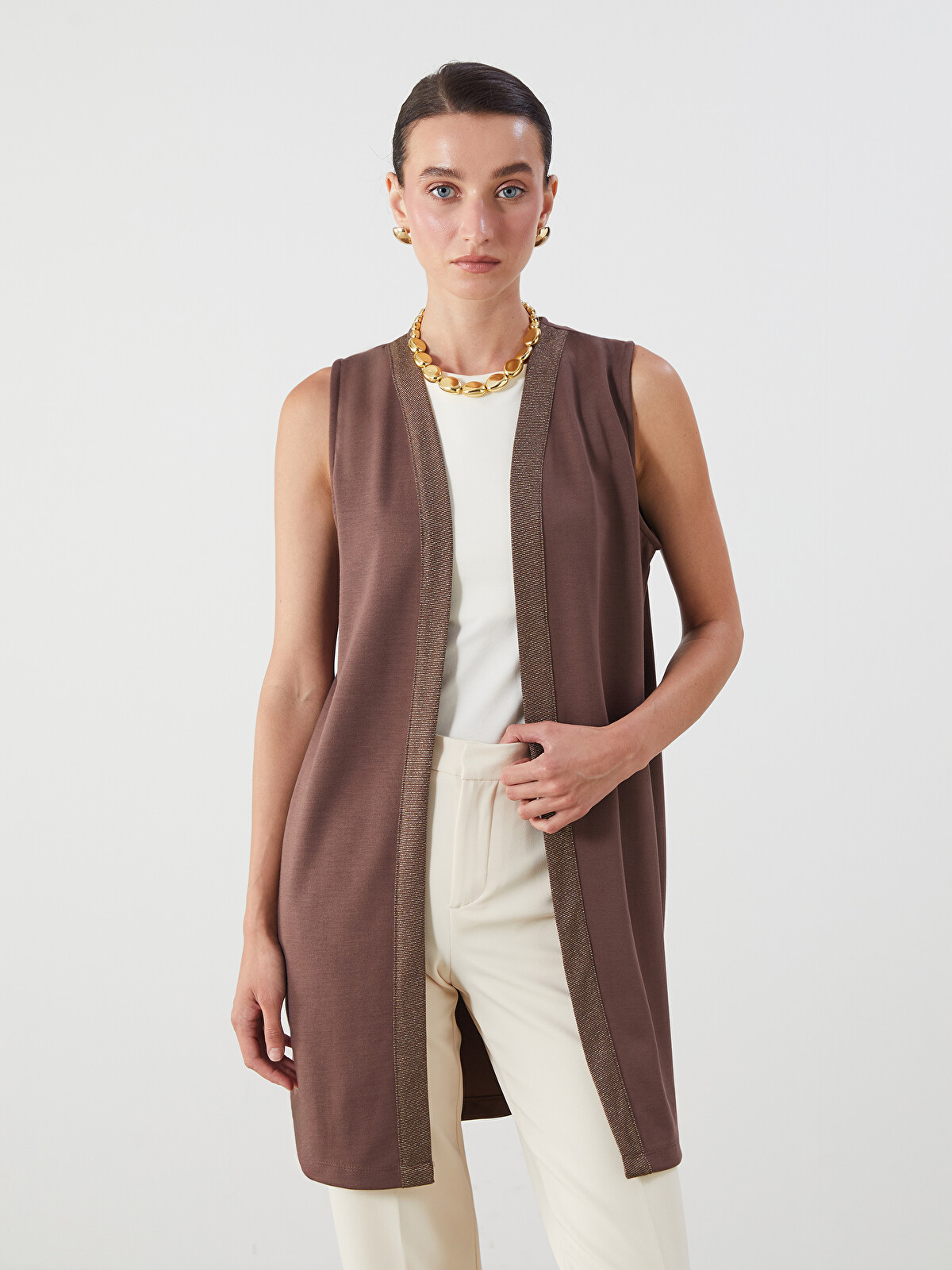 LCWAIKIKI Basic Shawl Collar Women's Cardigan - S5DM15Z8-R3C | LC