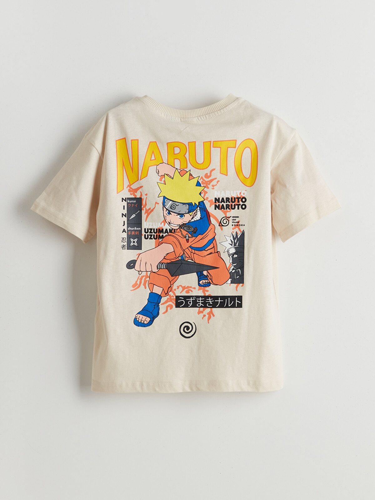 LCW Kids Crew Neck Naruto Printed Boys' T-shirt - S5DQ96Z4-FWM